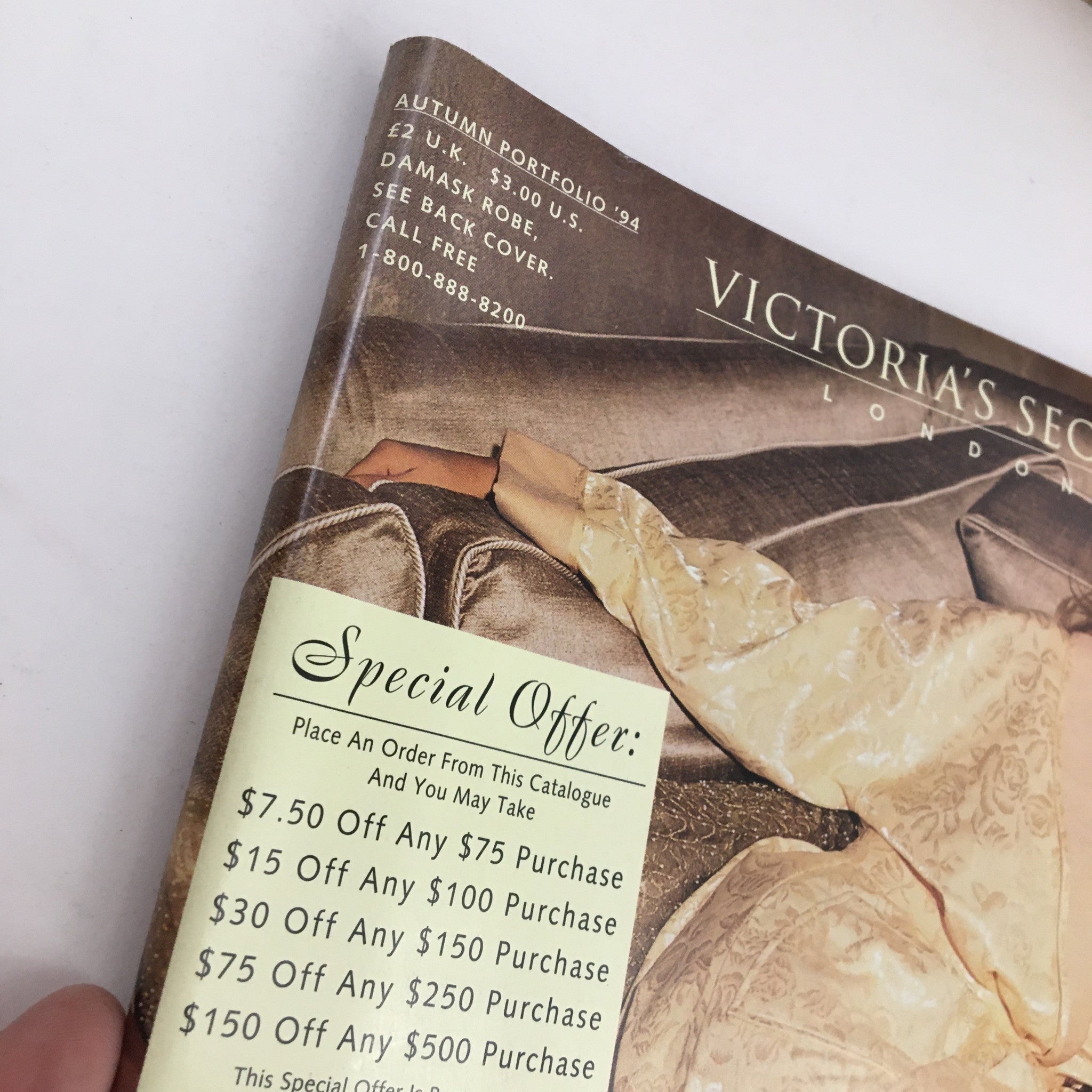 1994 Victoria's Secret London Autumn Portfolio Catalog