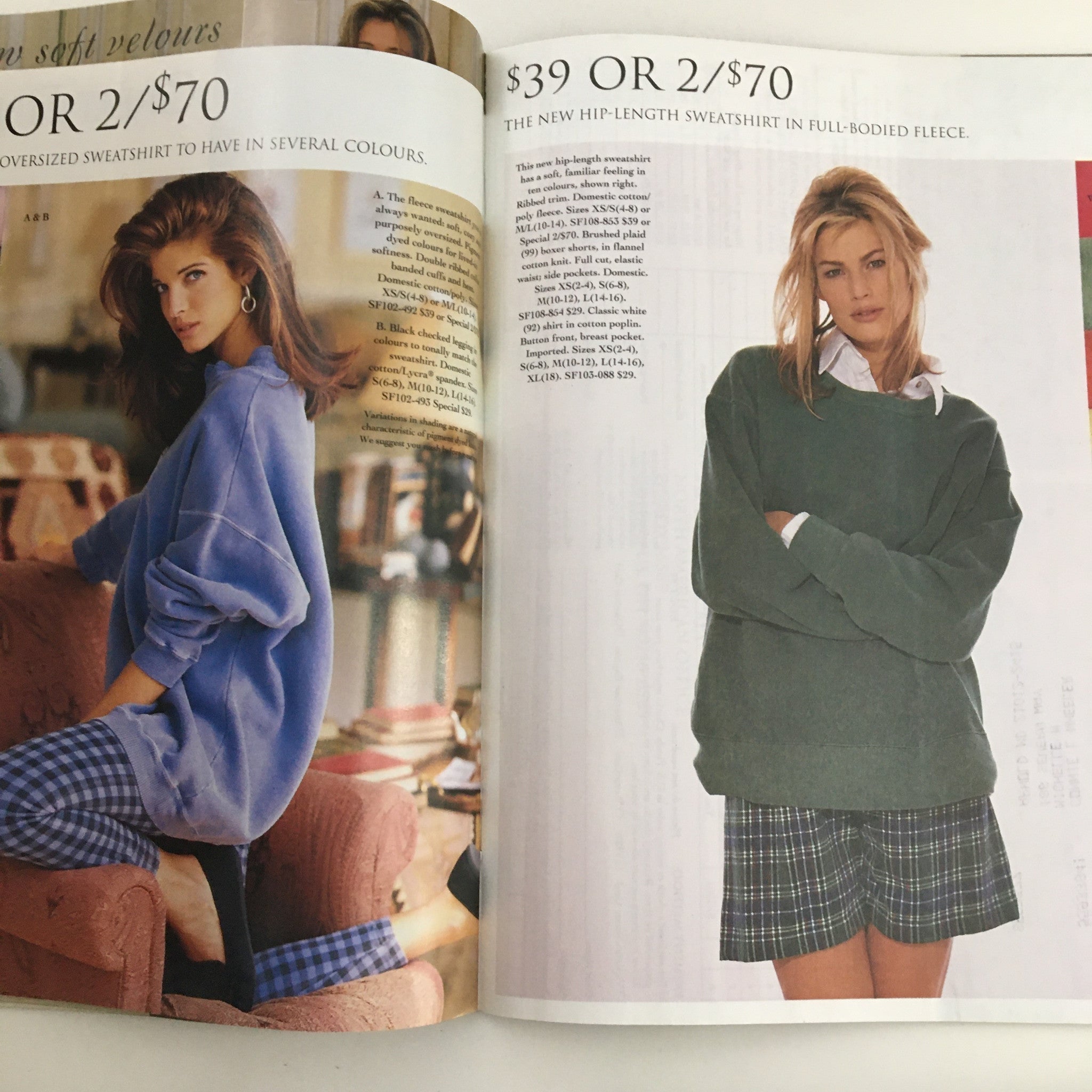 1994 Victoria's Secret London Autumn Portfolio Catalog