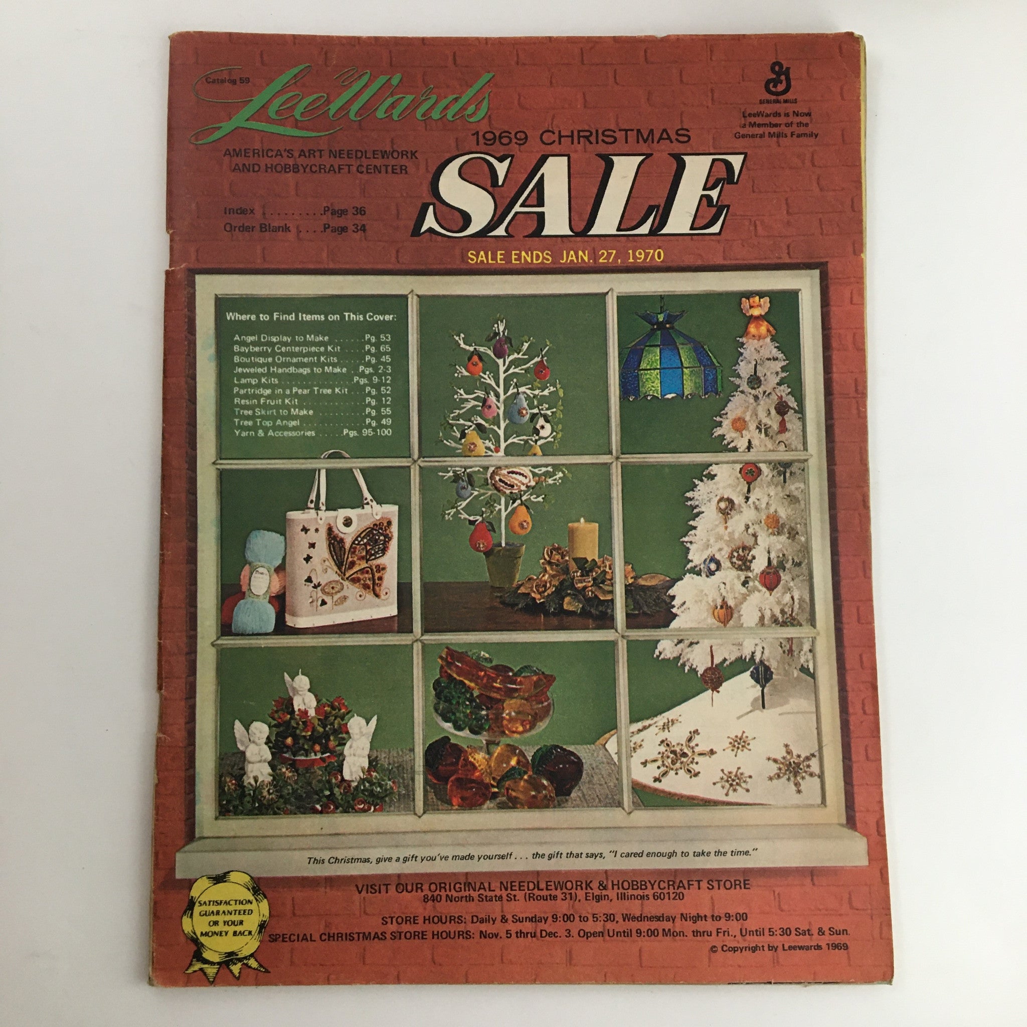 1969 Lee Ward's Christmas Needlework and Hobbycraft Center Catalog