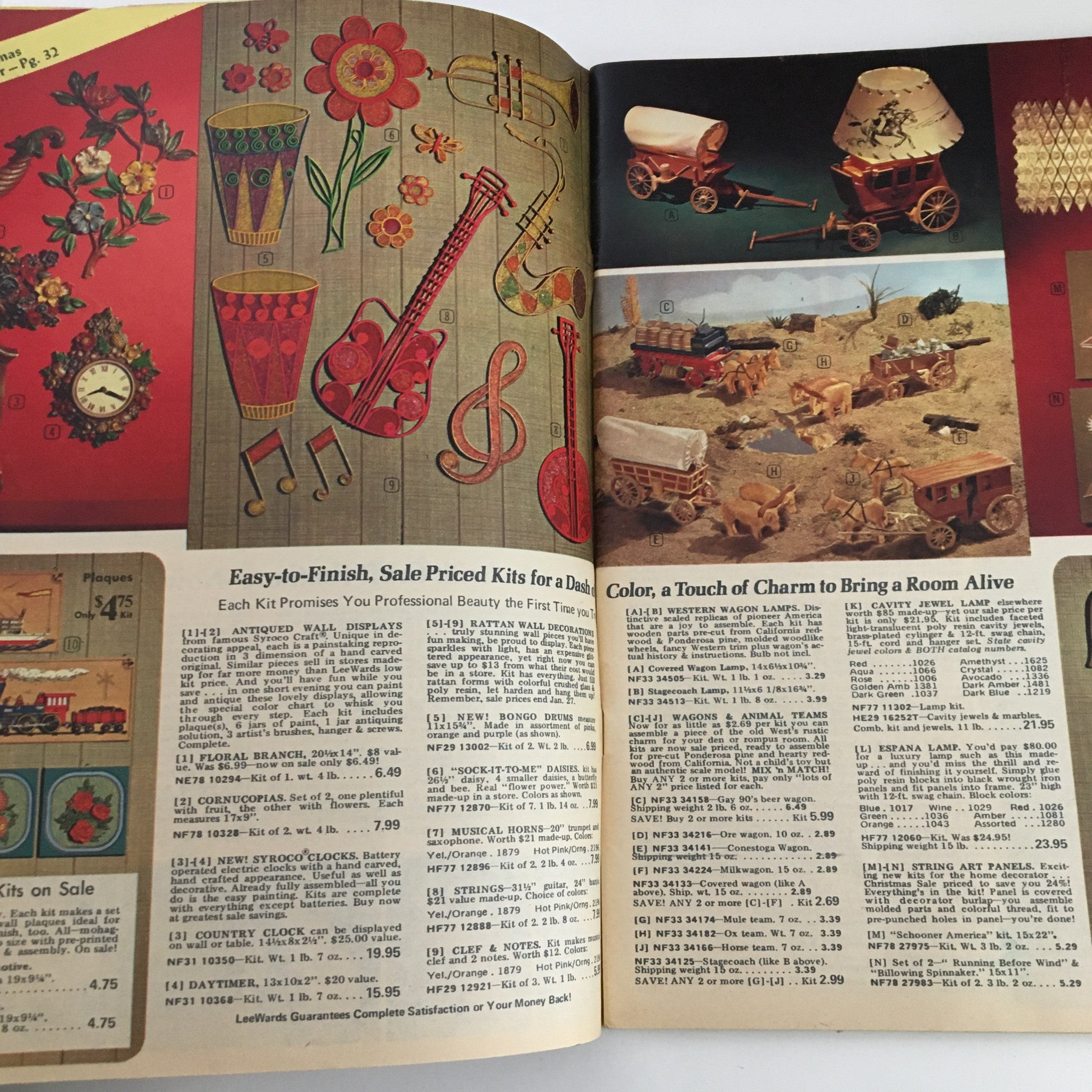 1969 Lee Ward's Christmas Needlework and Hobbycraft Center Catalog