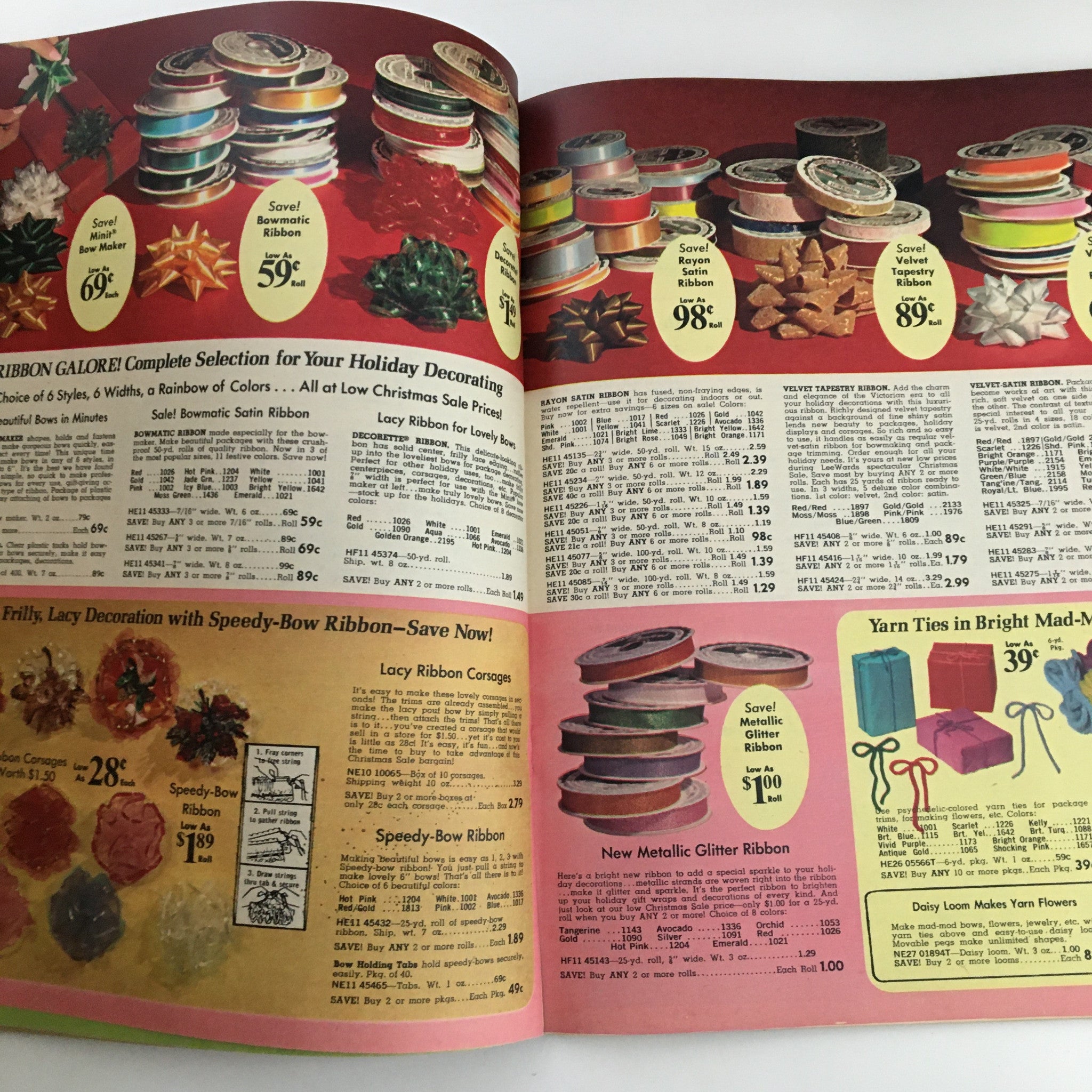 1969 Lee Ward's Christmas Needlework and Hobbycraft Center Catalog