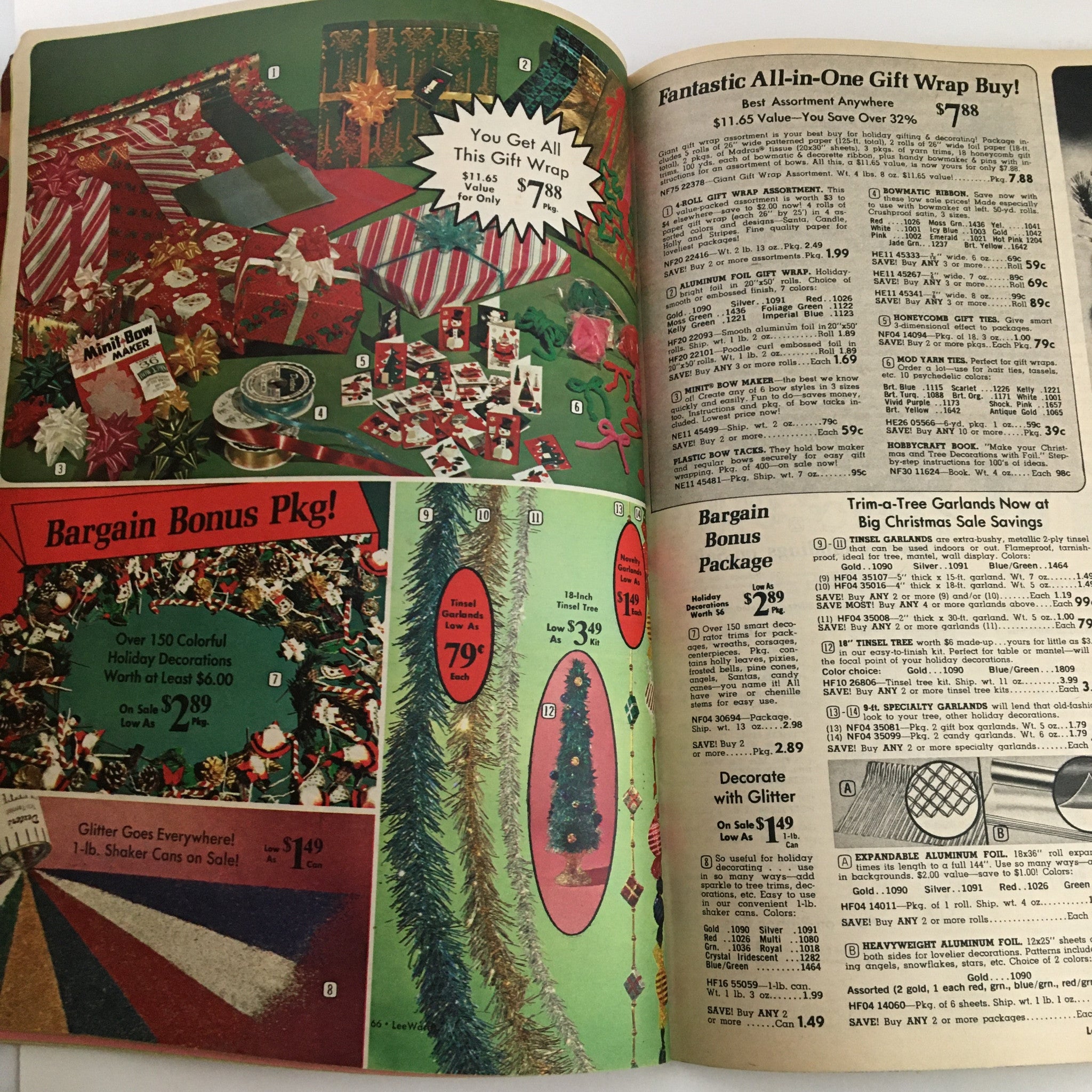 1969 Lee Ward's Christmas Needlework and Hobbycraft Center Catalog