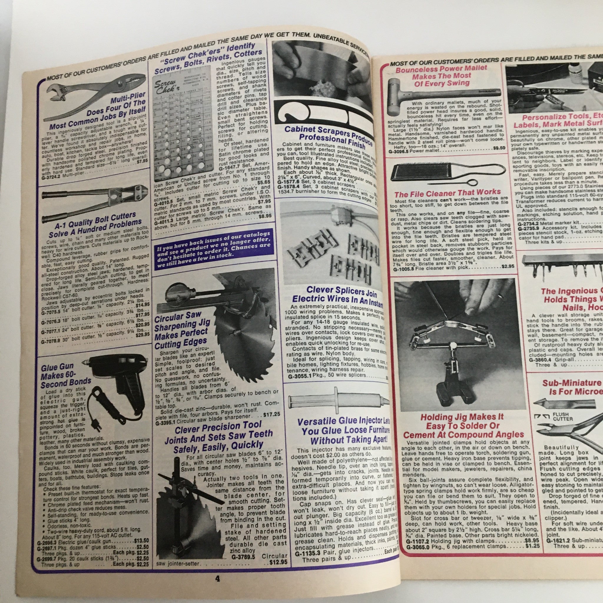 1976 Brookstone Company Hard-To-Find Tools and Other Things Catalog