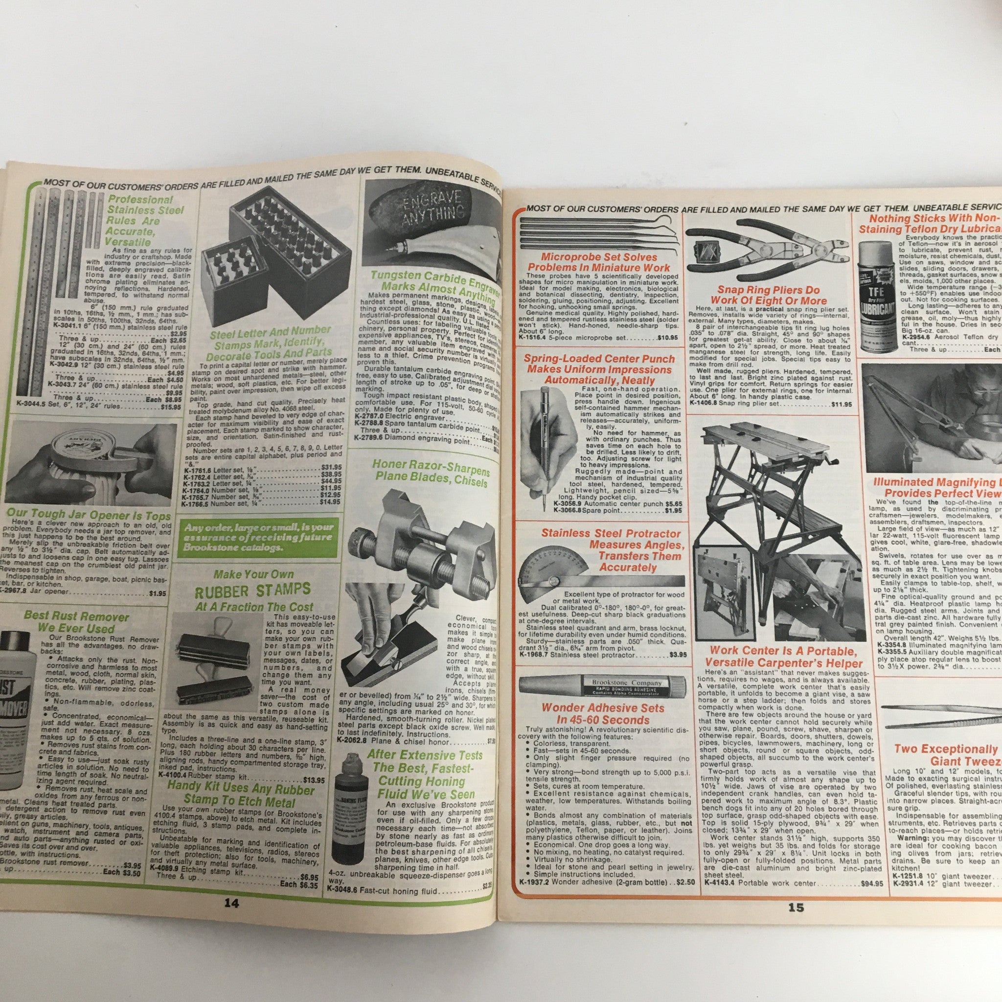 1976 Brookstone Hard-To-Find-Tools 62 Brand New Products Catalog