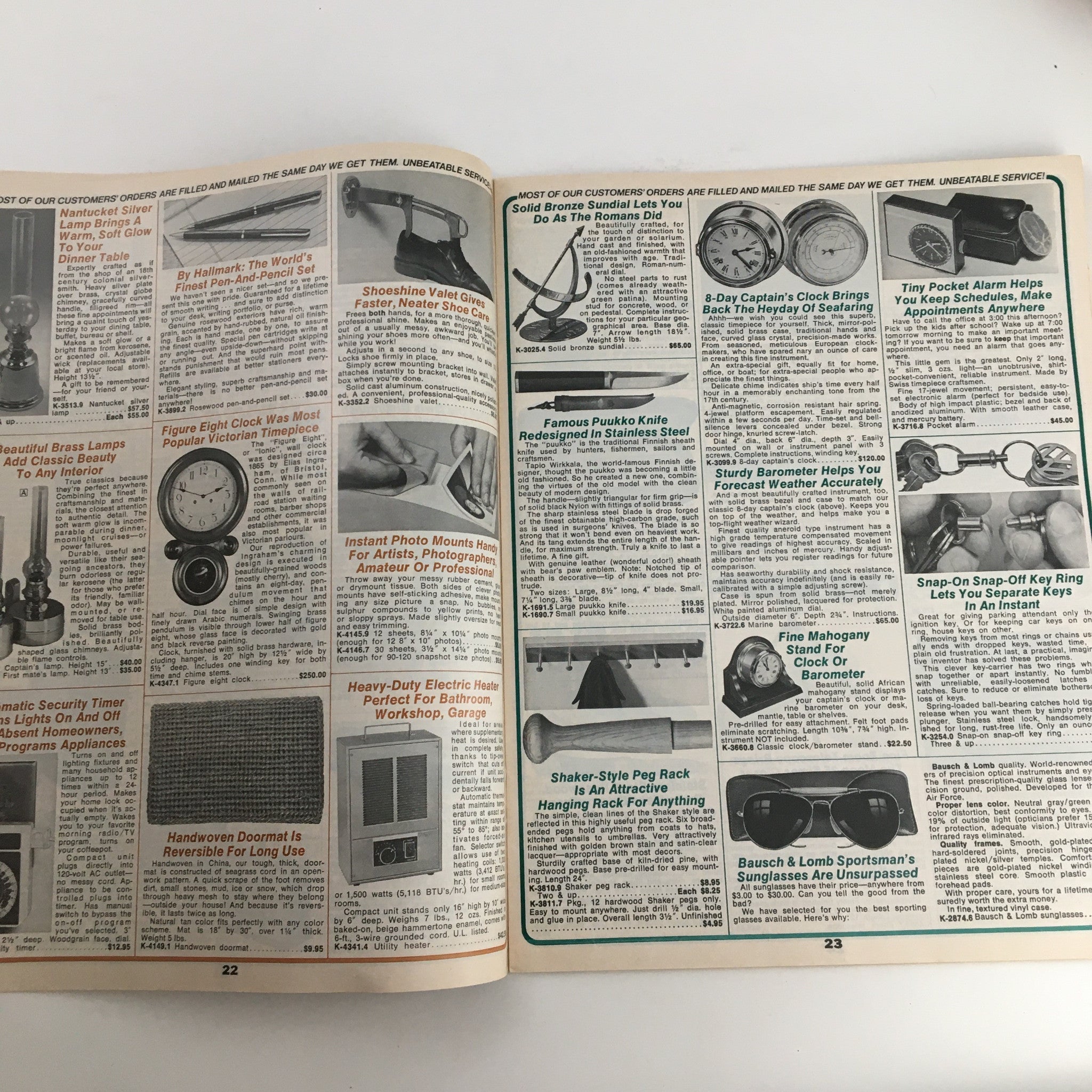 1976 Brookstone Hard-To-Find-Tools 62 Brand New Products Catalog