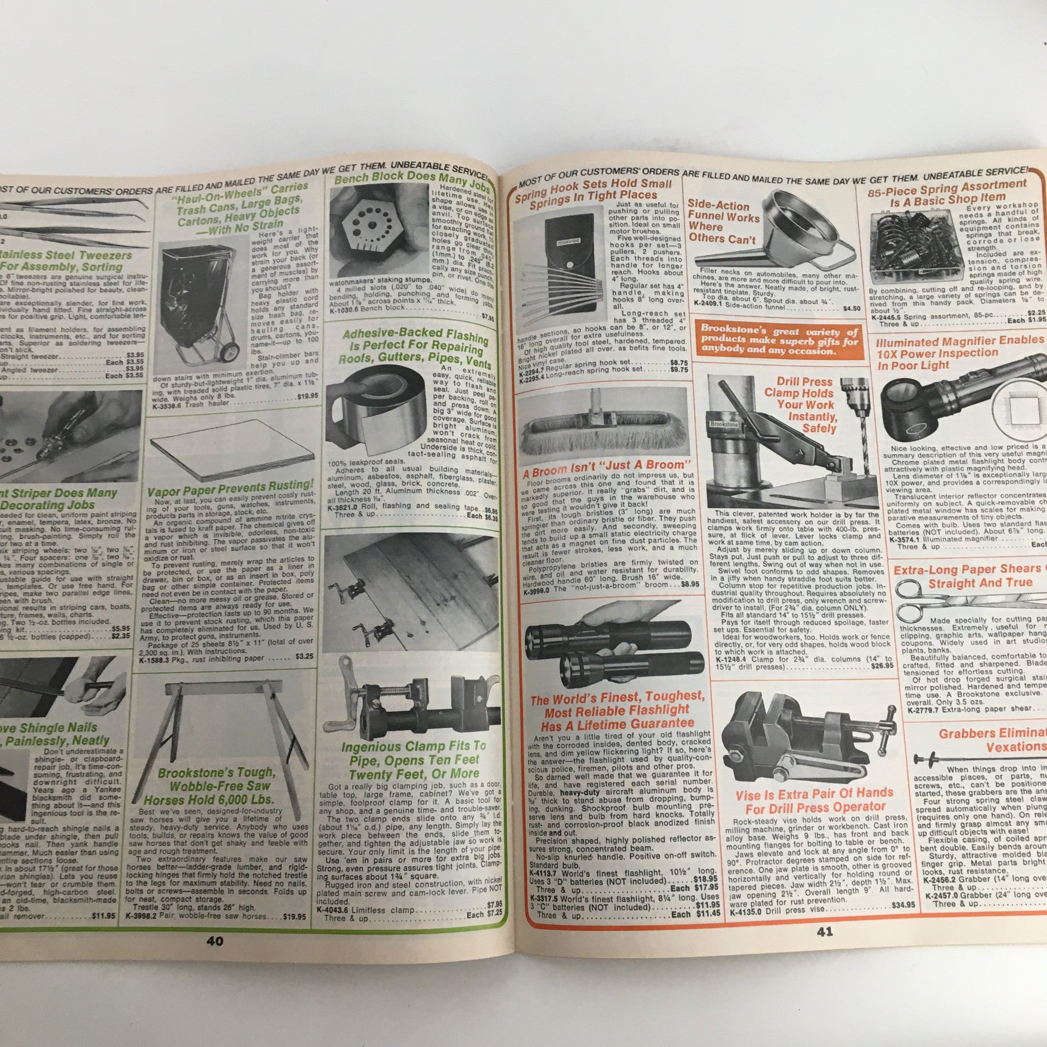 1976 Brookstone Hard-To-Find-Tools 62 Brand New Products Catalog