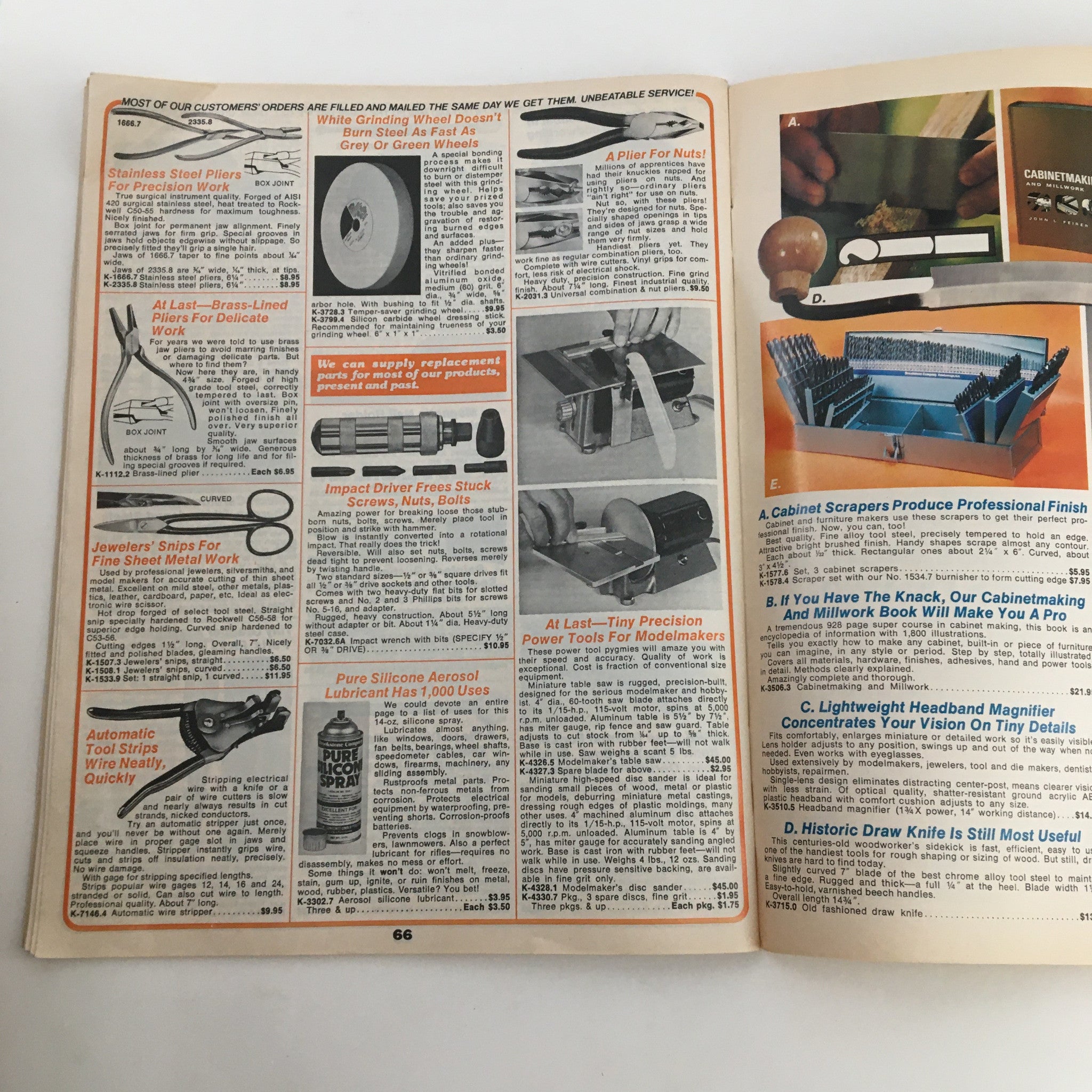 1976 Brookstone Hard-To-Find-Tools 62 Brand New Products Catalog