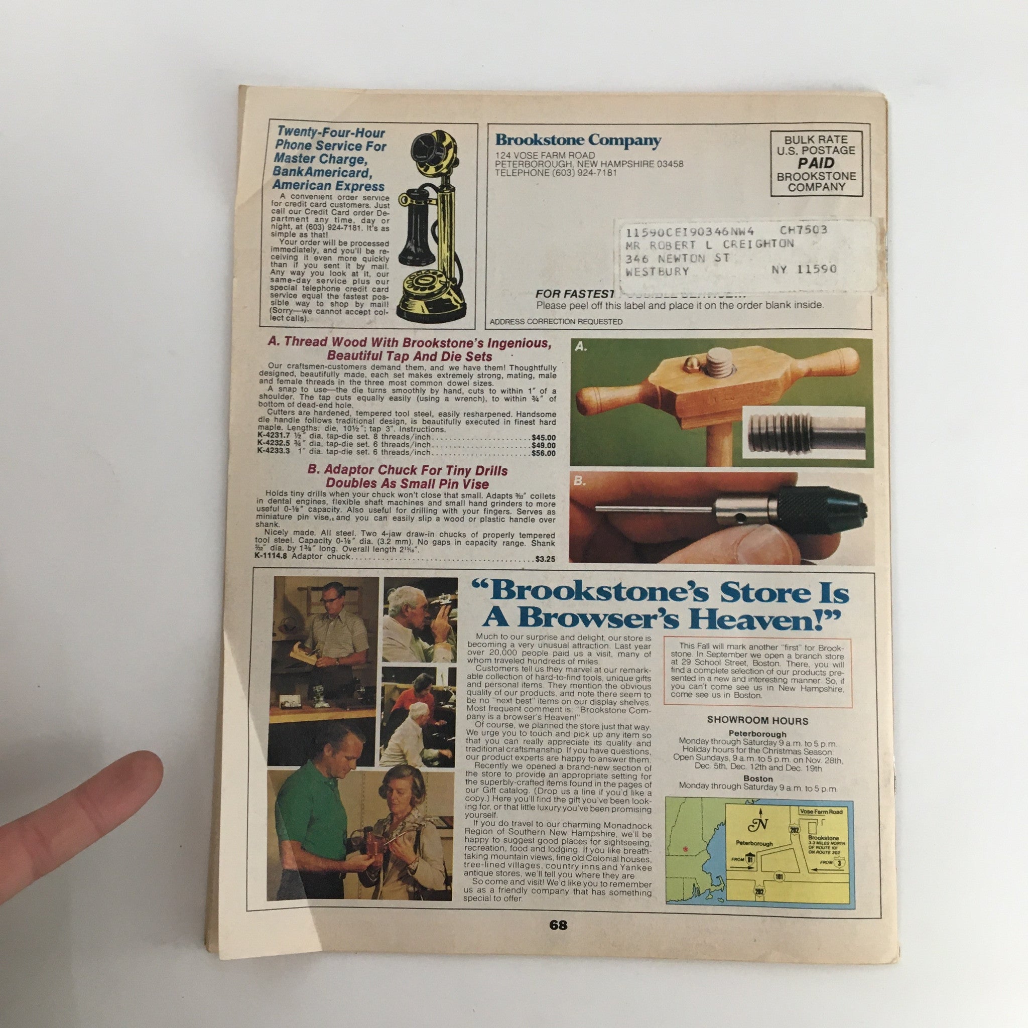 1976 Brookstone Hard-To-Find-Tools 62 Brand New Products Catalog