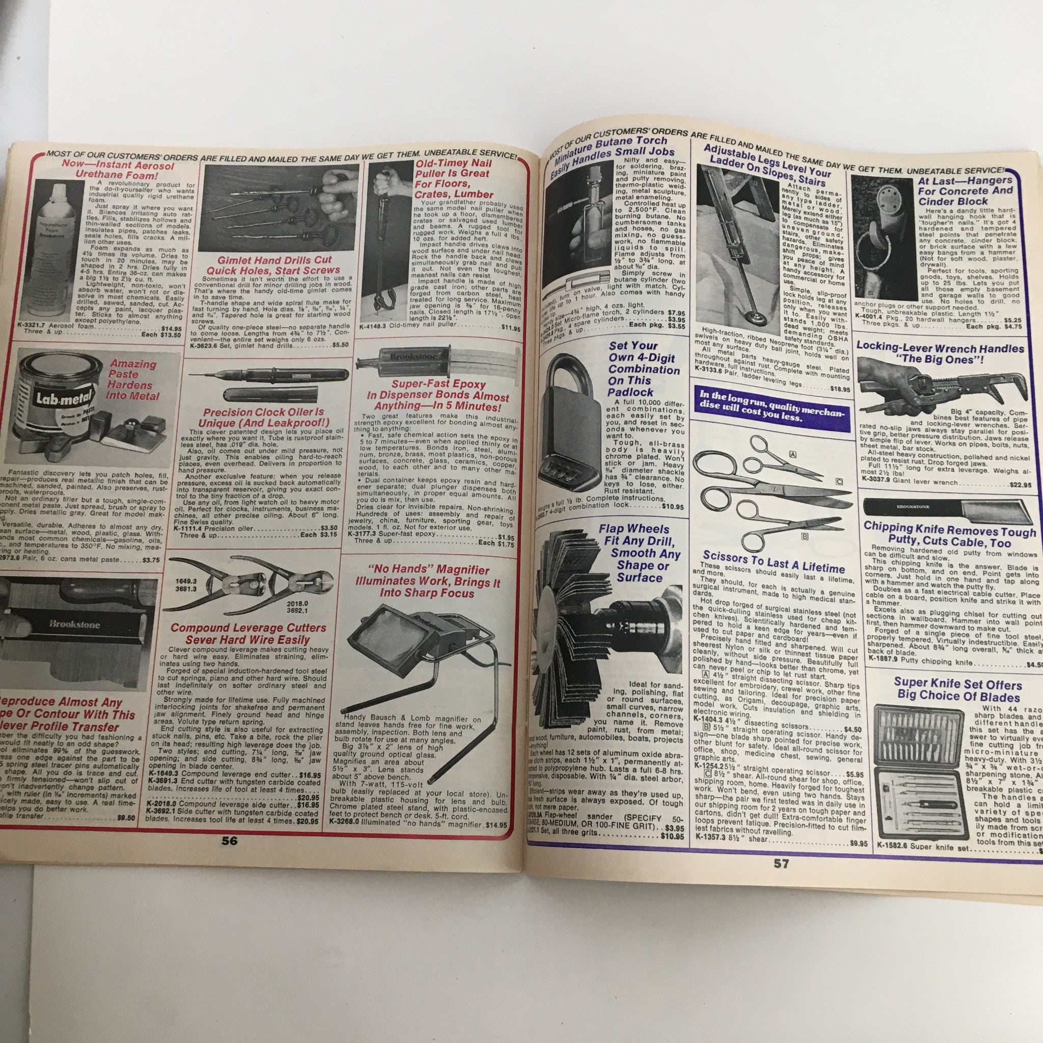 1976 Brookstone Hard-To-Find-Tools and Other Fine Things Catalog 124B