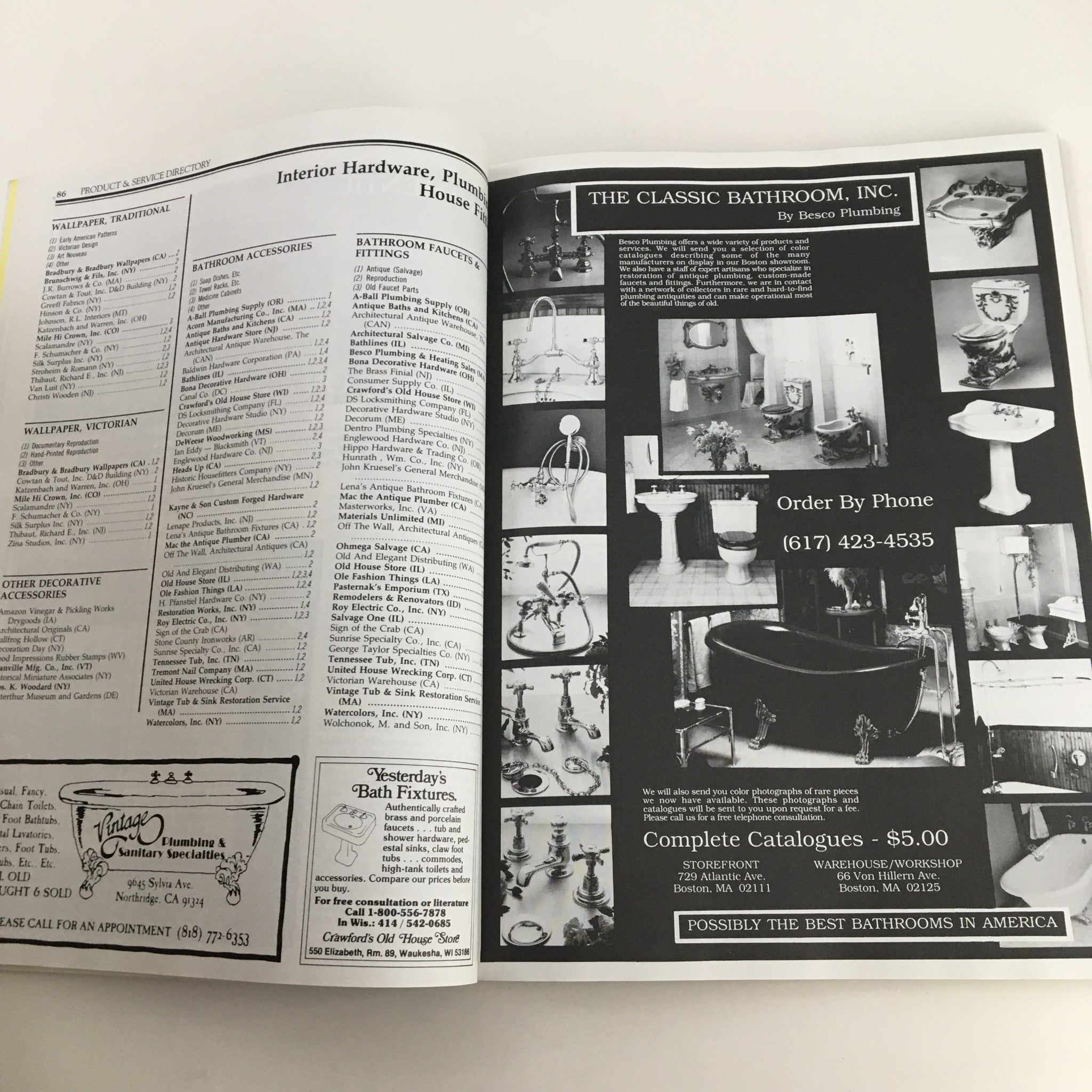 1988 Old-House Journal Catalog by Old-House Journal Corp.