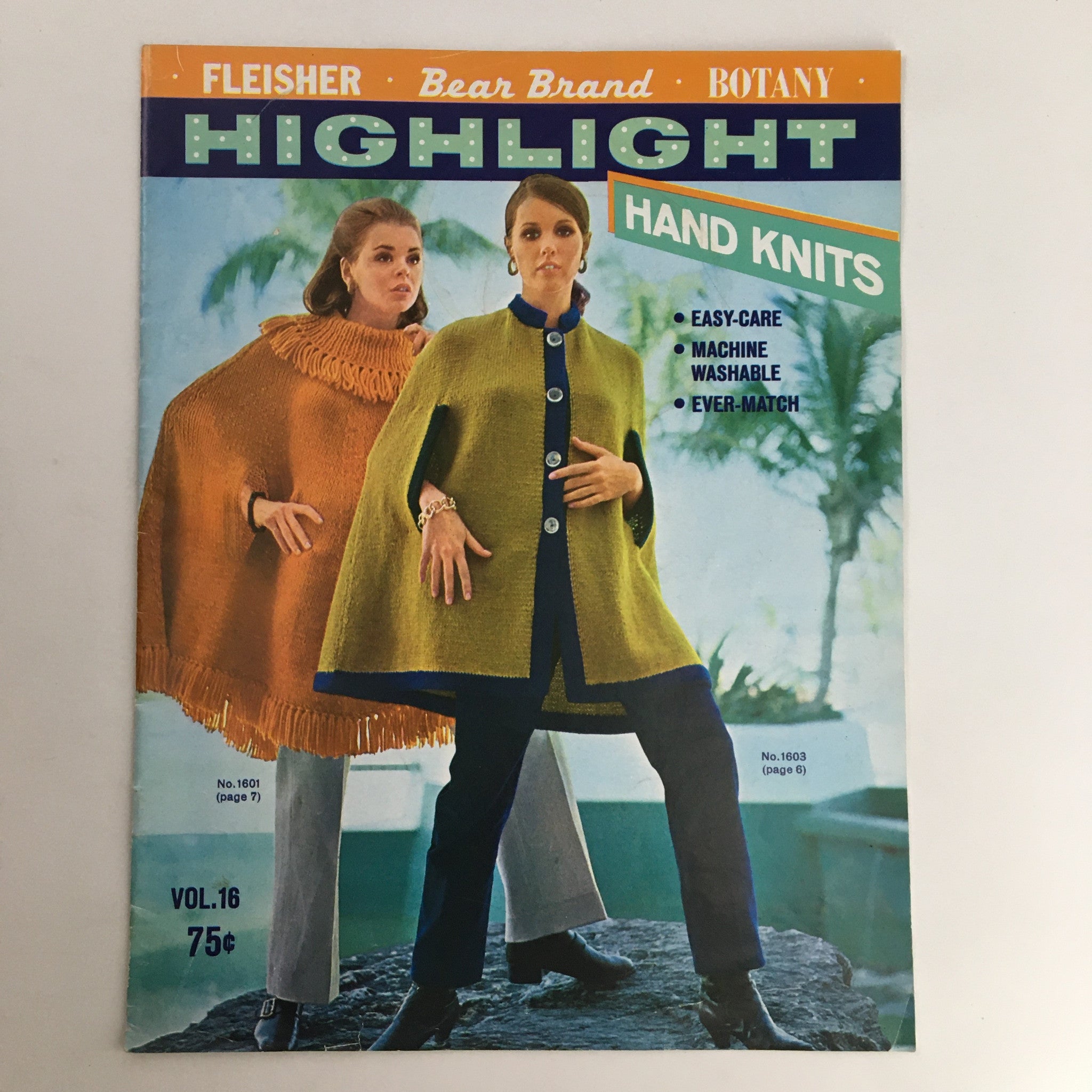 Fleisher Bear Brand Botany Highlight Hand Knits Vol. 16 Catalog