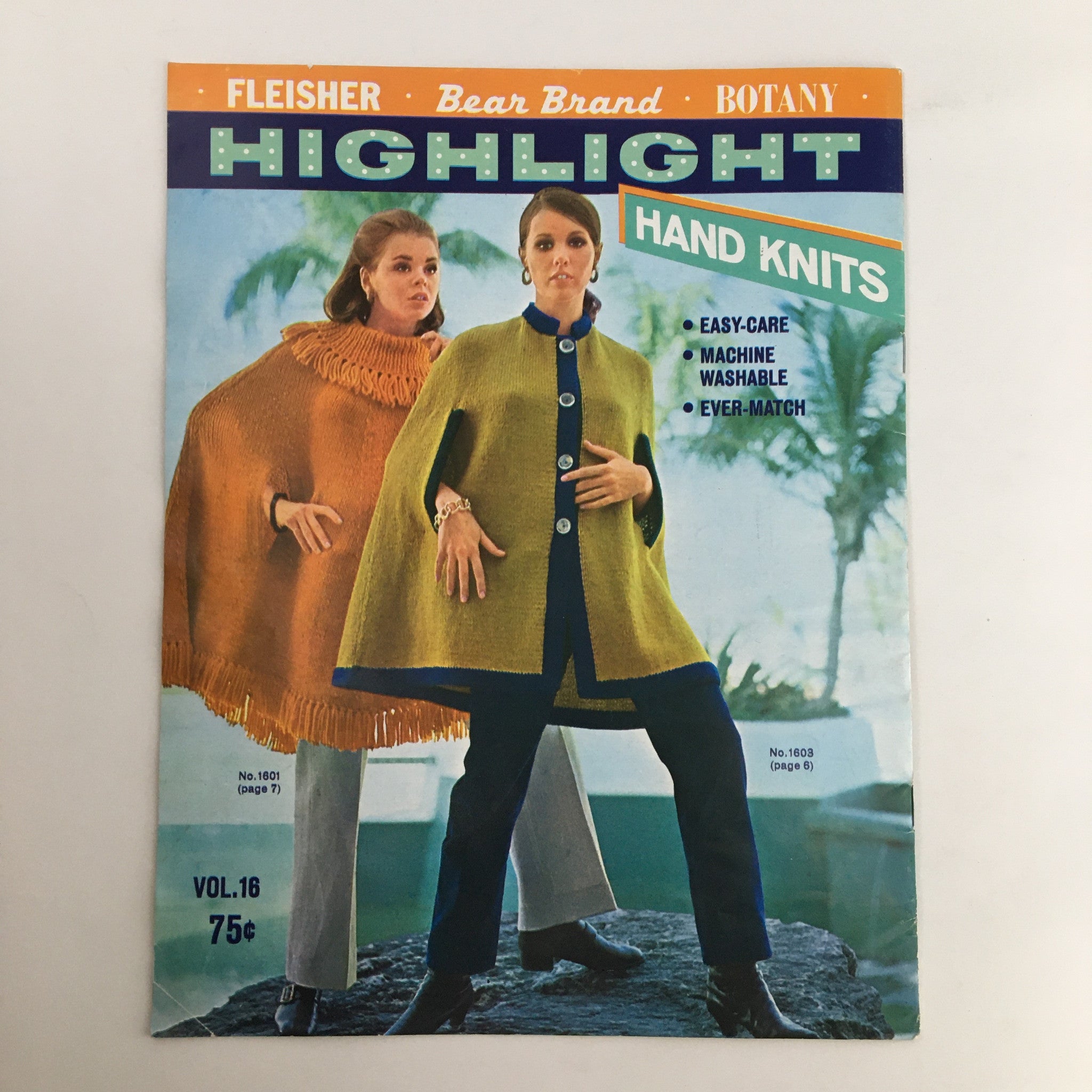 Fleisher Bear Brand Botany Highlight Hand Knits Vol. 16 Catalog