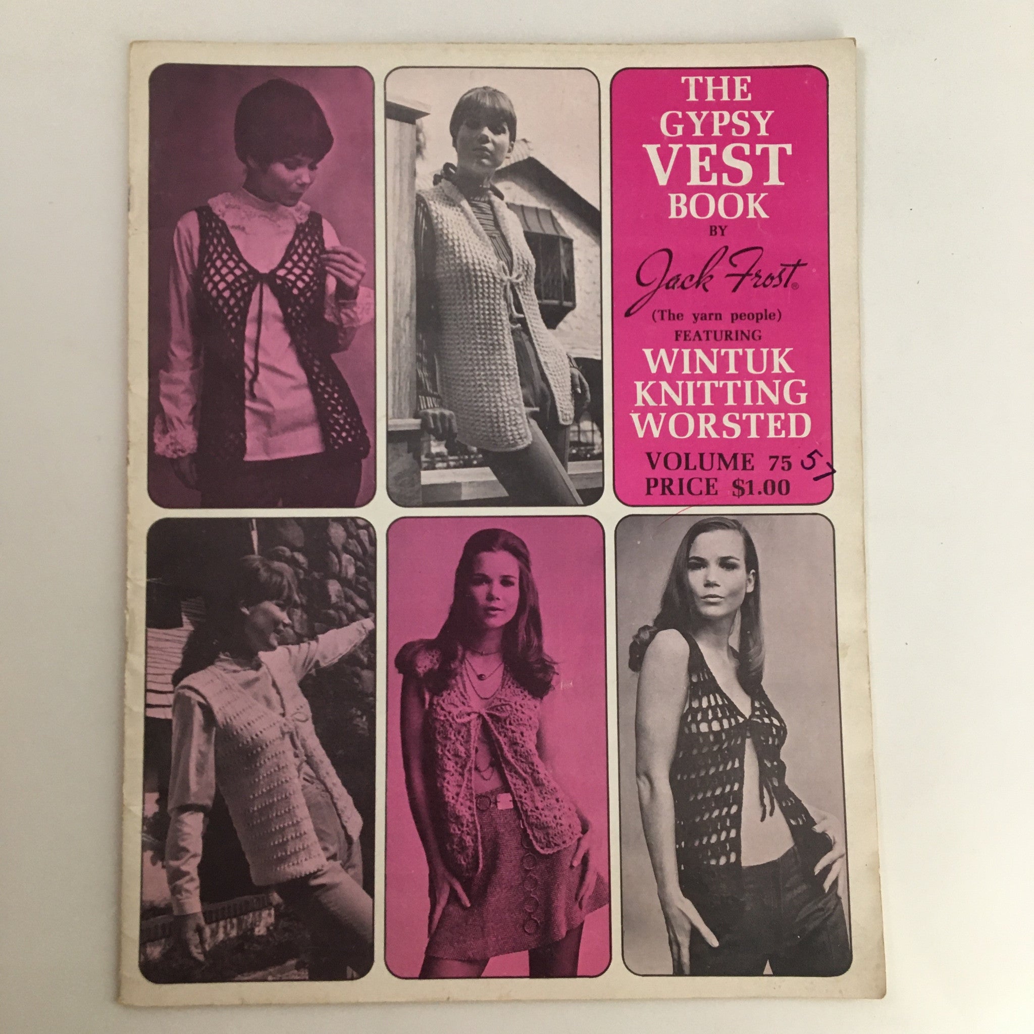 The Gypsy Vest Book by Jack Frost feat. Wintuk Knitting Worsted Vol. 75