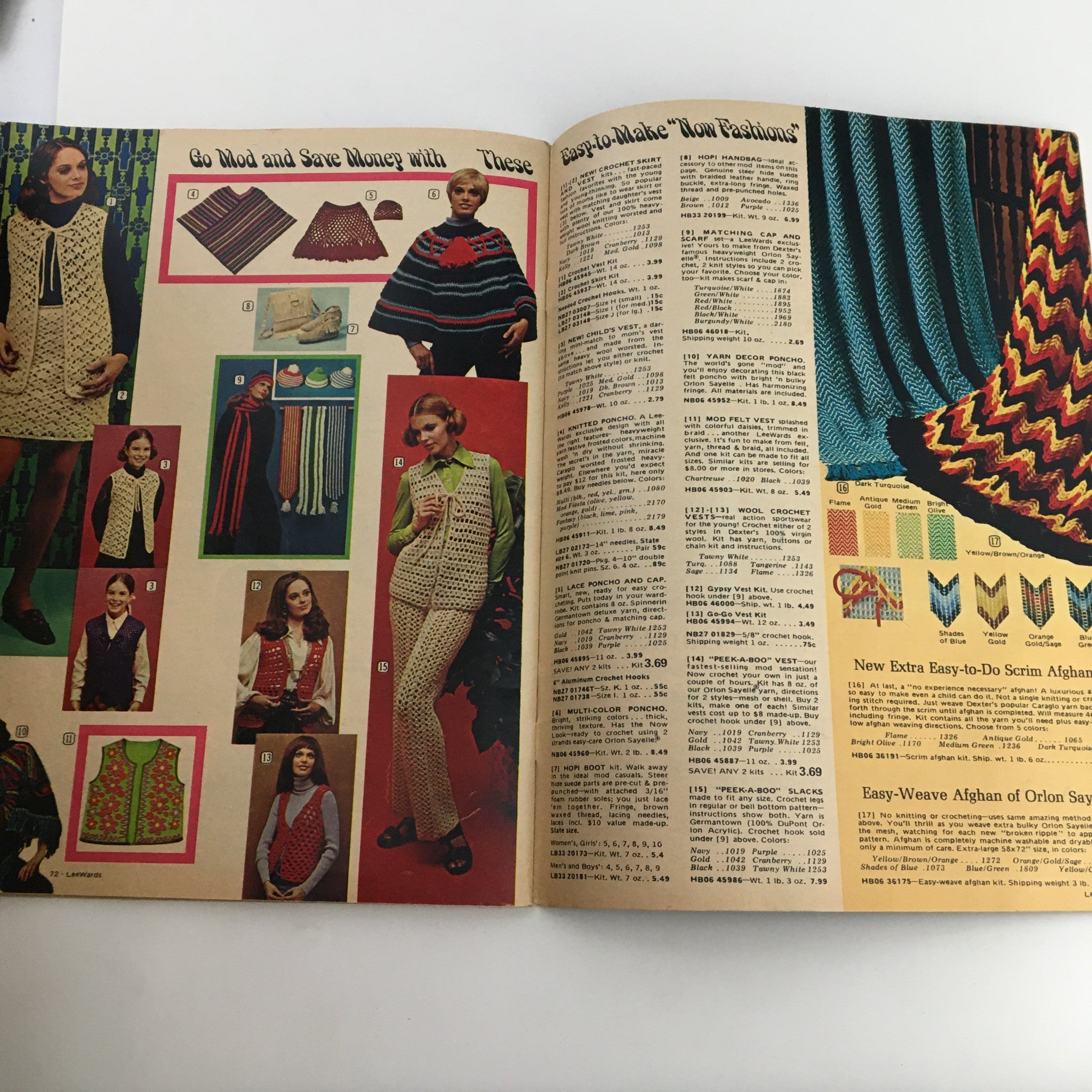 1970 Lee Wards Art Needlework and Hobbycraft Headquarters Fall Winter Catalog