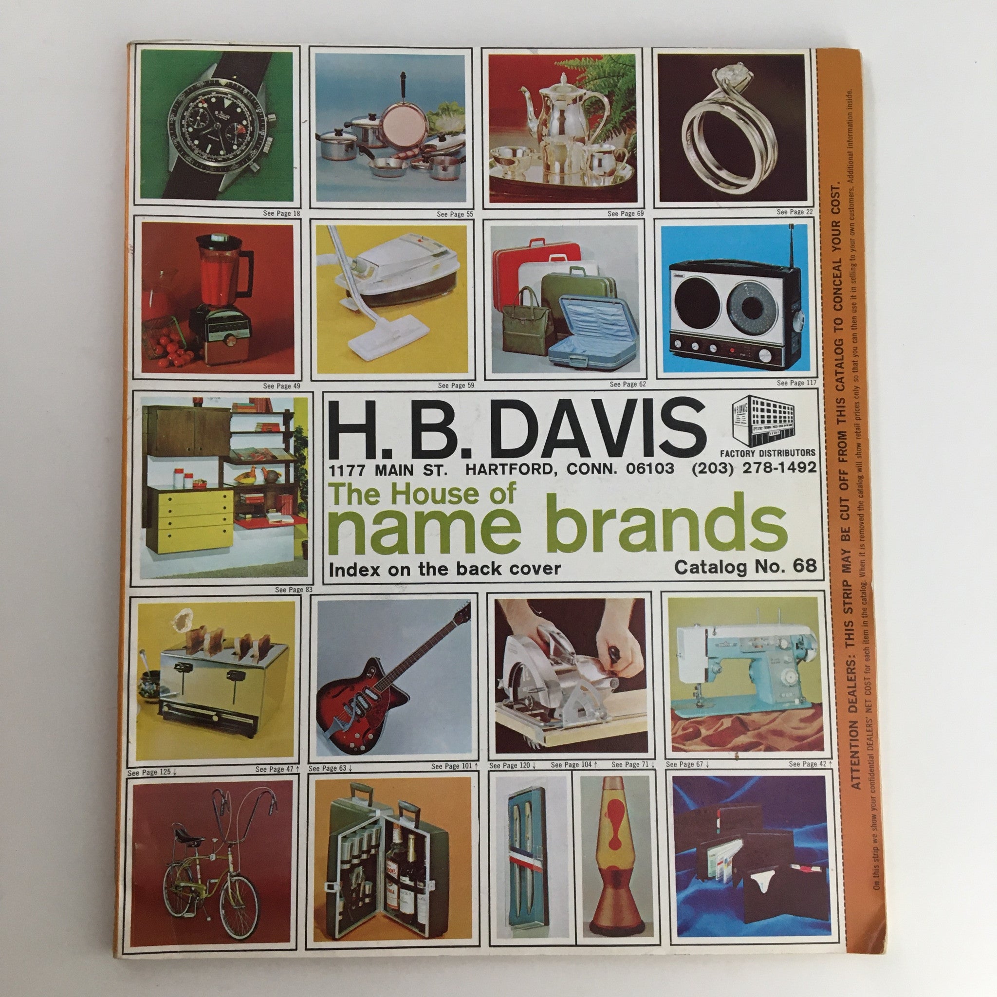 H. B. Davis The House of Name Brands Catalog No. 68