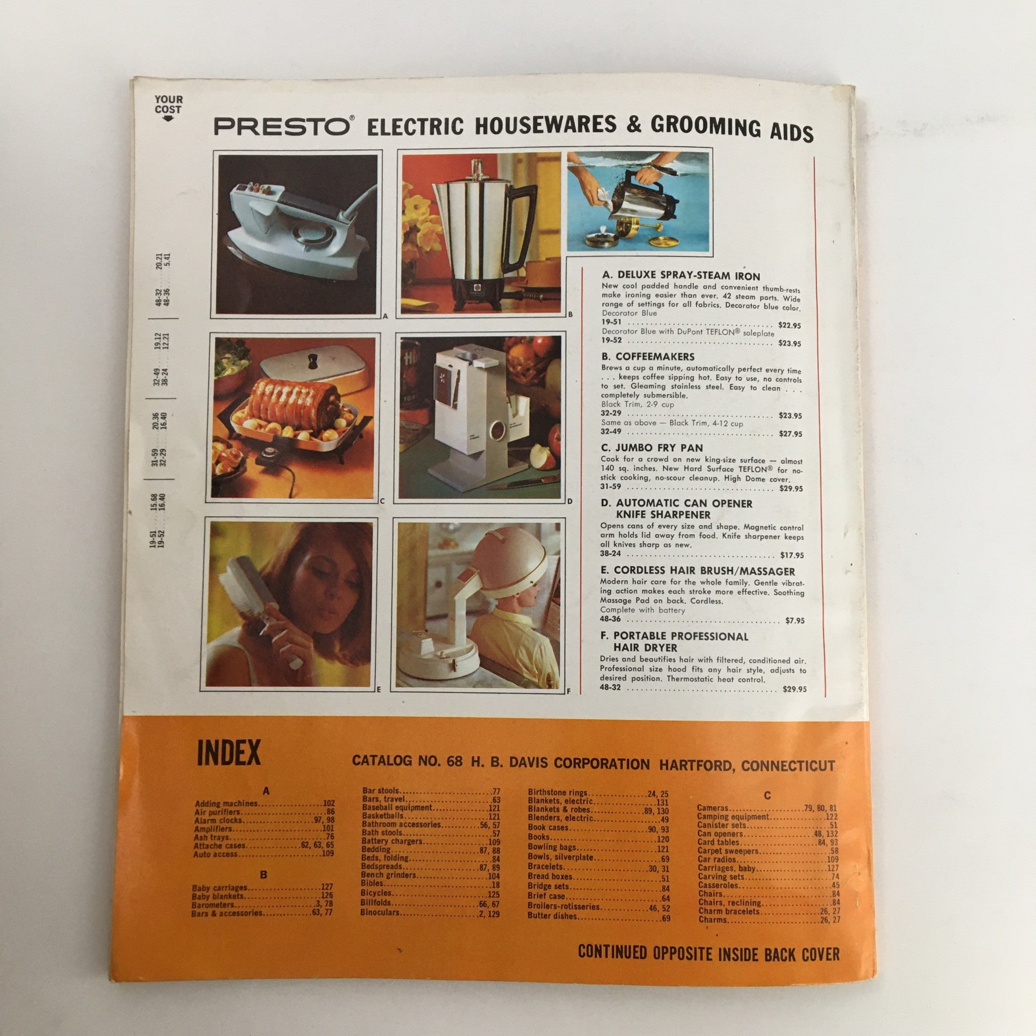 H. B. Davis The House of Name Brands Catalog No. 68