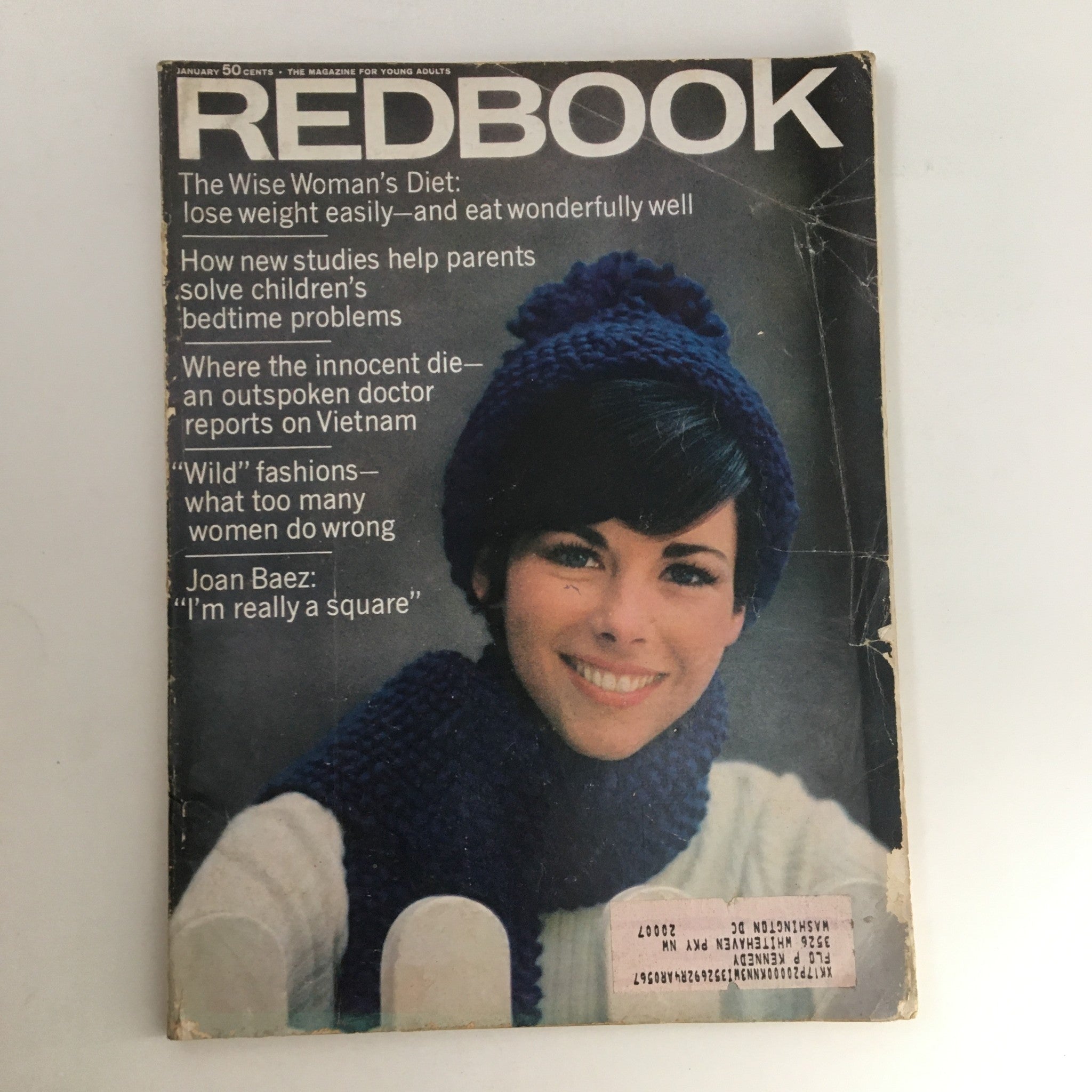 Redbook Magazine January 1967 Cover Photograph of Miss Bunny Spangler