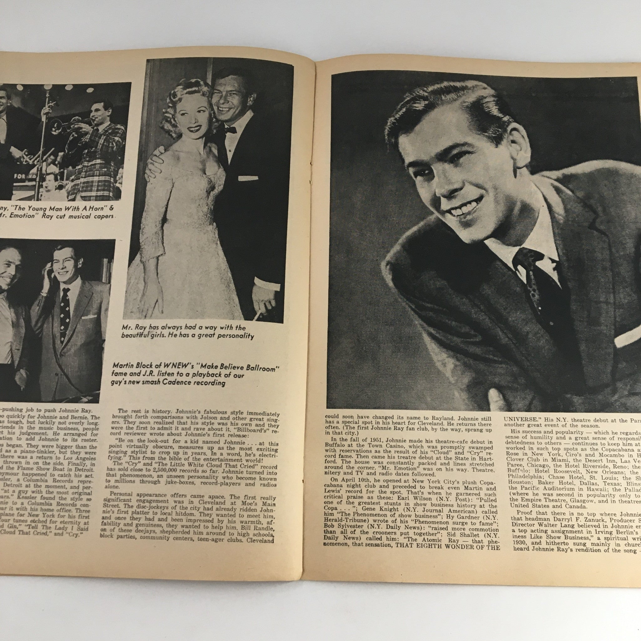 Song Hits Magazine January 1961 Jimmy Charles, Johnny Tillotson & Johnnie Ray