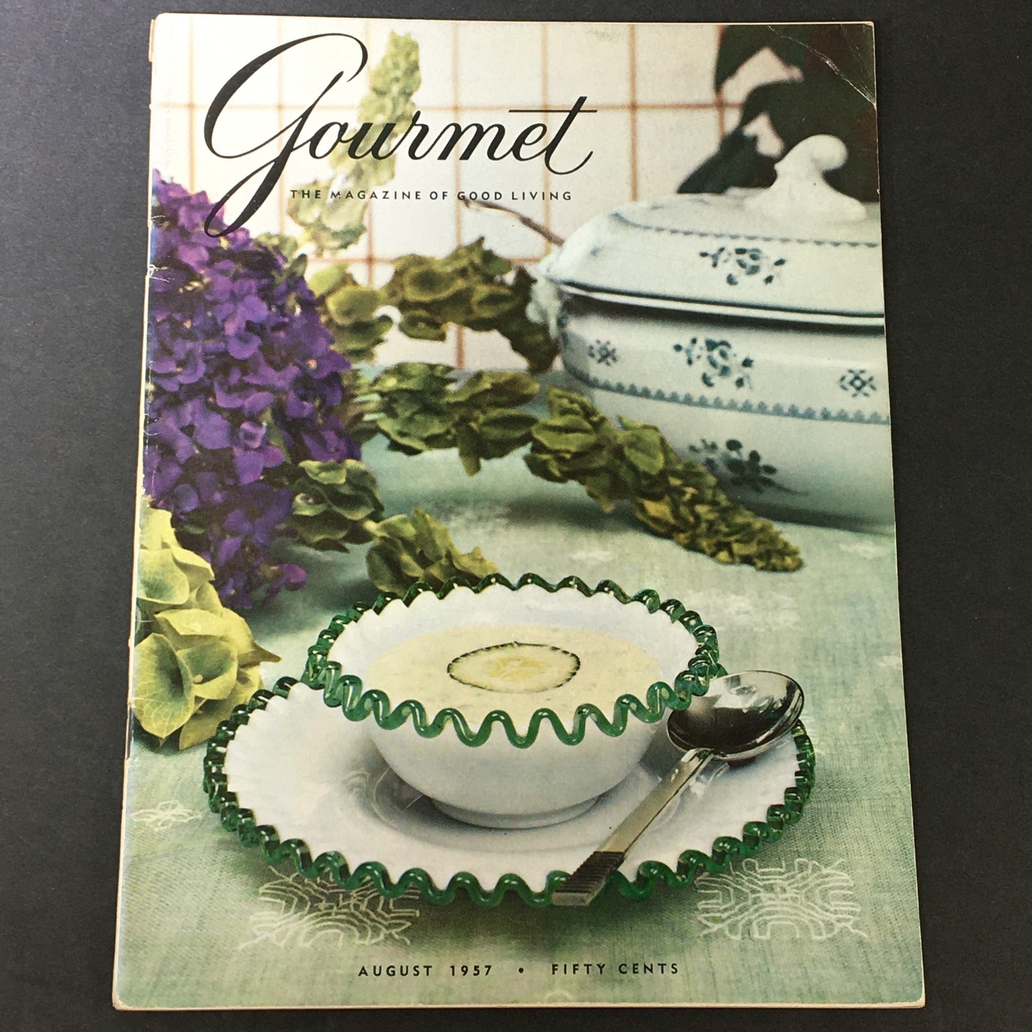 VTG Gourmet The Magazine of Good Living August 1957 - The Well-Bred Buffet