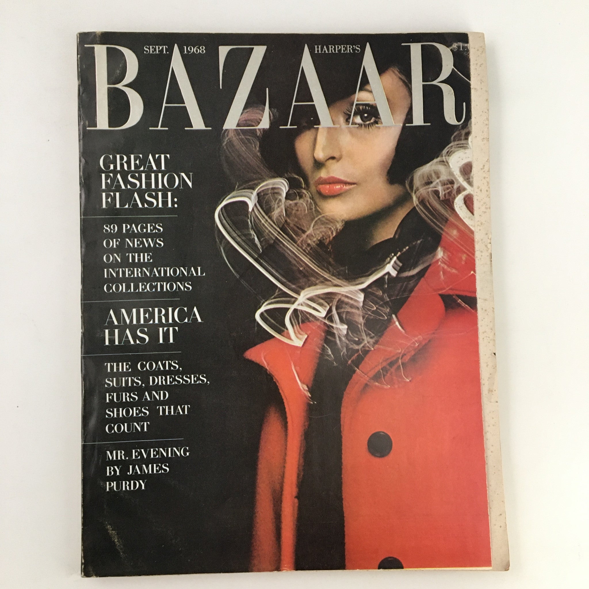 Harper's Bazaar Magazine September 1968 Mr. Evening by James Purdy No Label