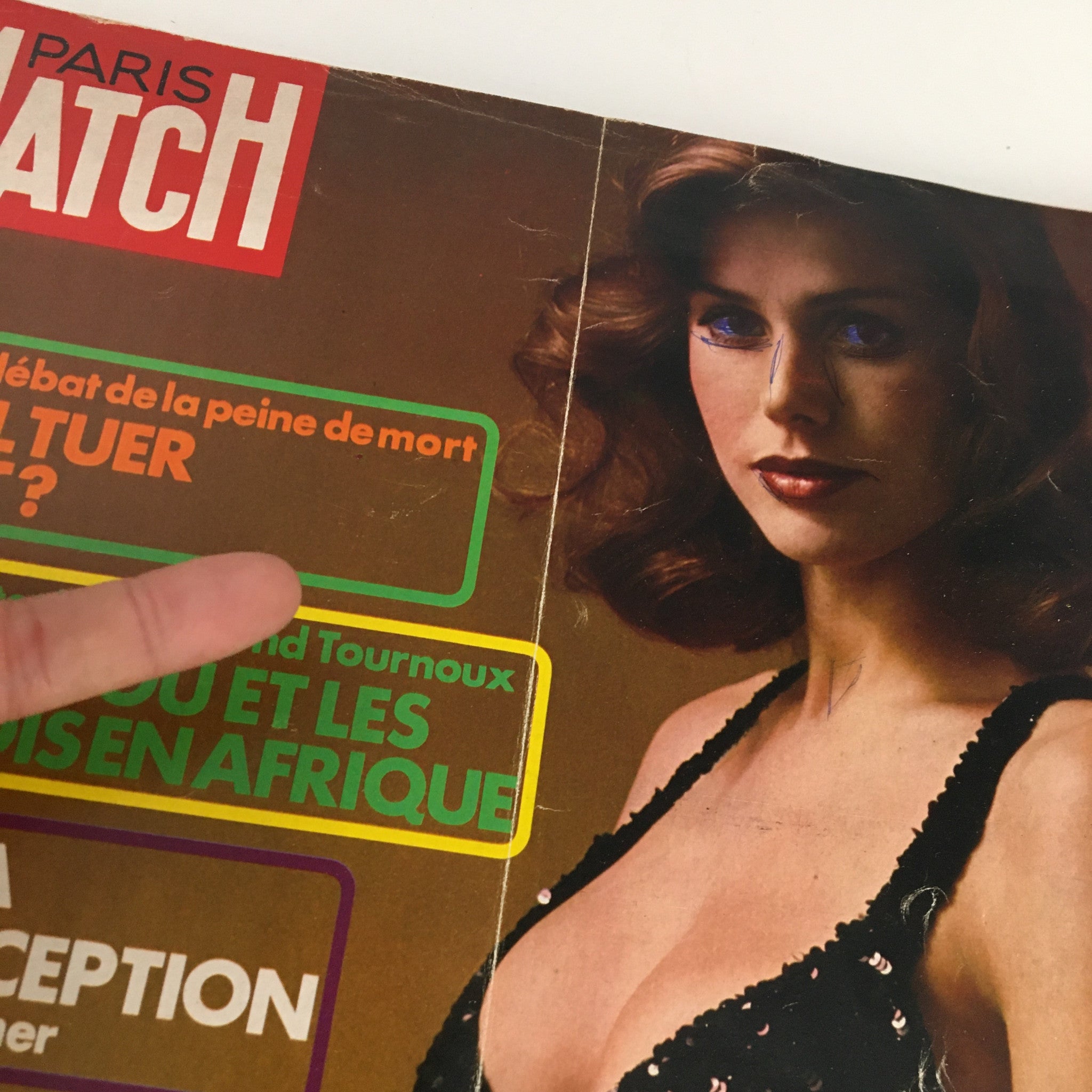 Paris Match Magazine November 1972 French Actress Florence Lafluma No Label