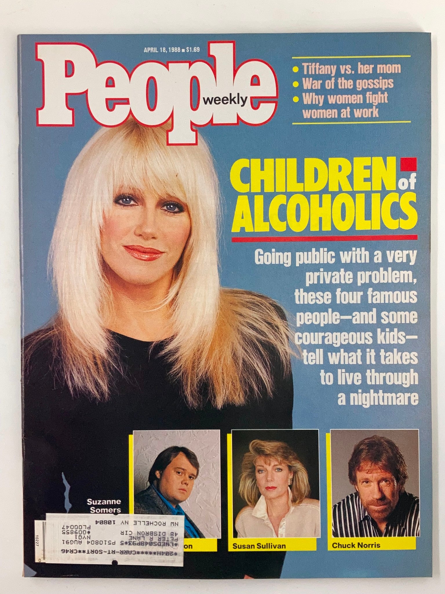 VTG People Weekly Magazine April 18 1988 Suzanne Somers, Susan Sullivan & Chuck