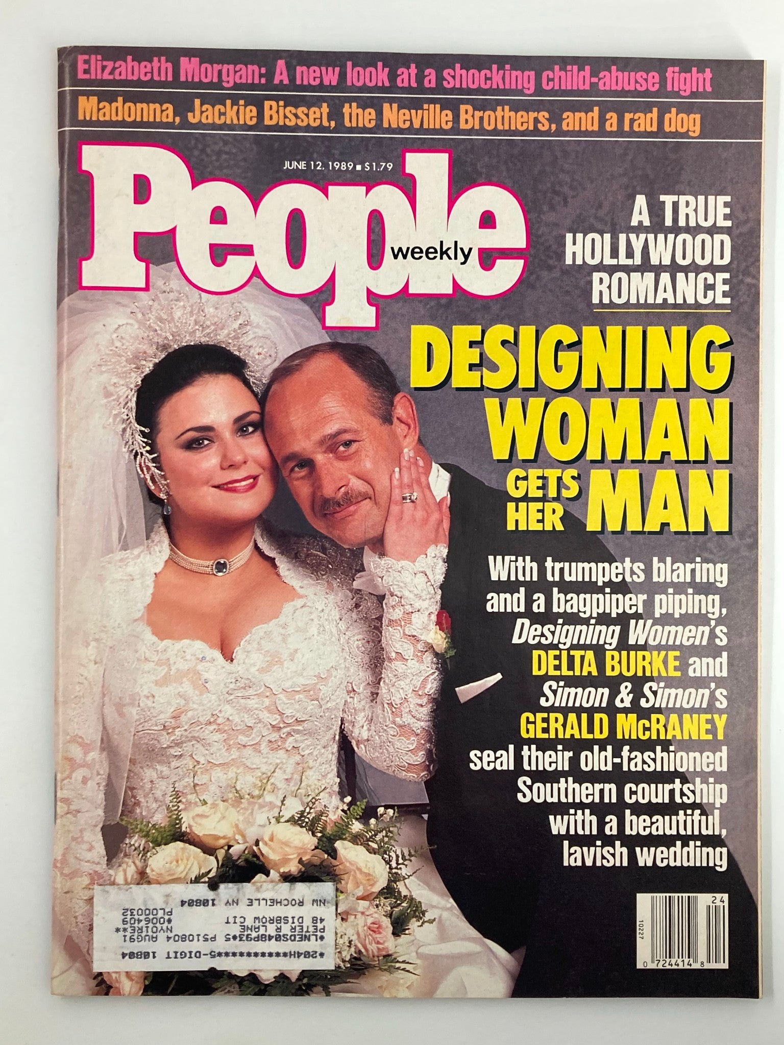 VTG People Weekly Magazine June 12 1989 Delta Burke and Gerald McRaney