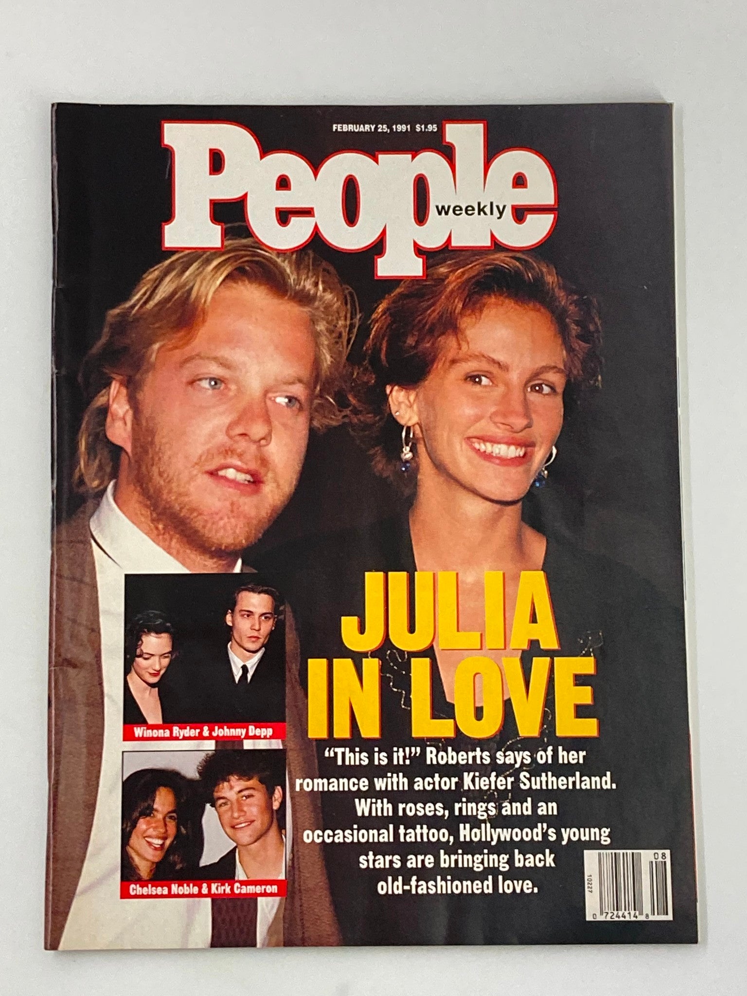 People Weekly Magazine February 25 1991 Julia Roberts & Keith S. No Label VG