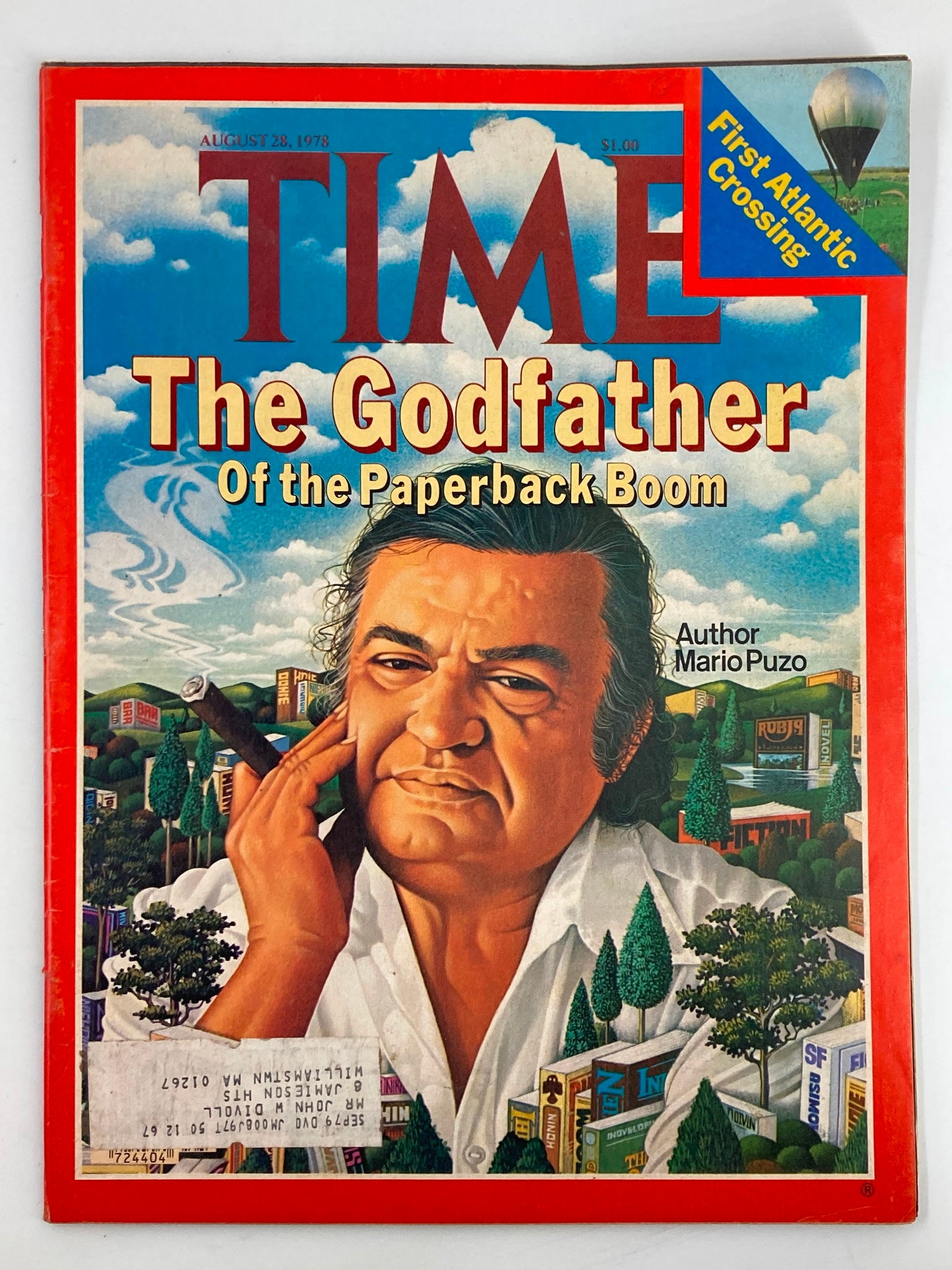 VTG Time Magazine August 28 1978 Mario Puzo The Godfather of the Paperback Boom