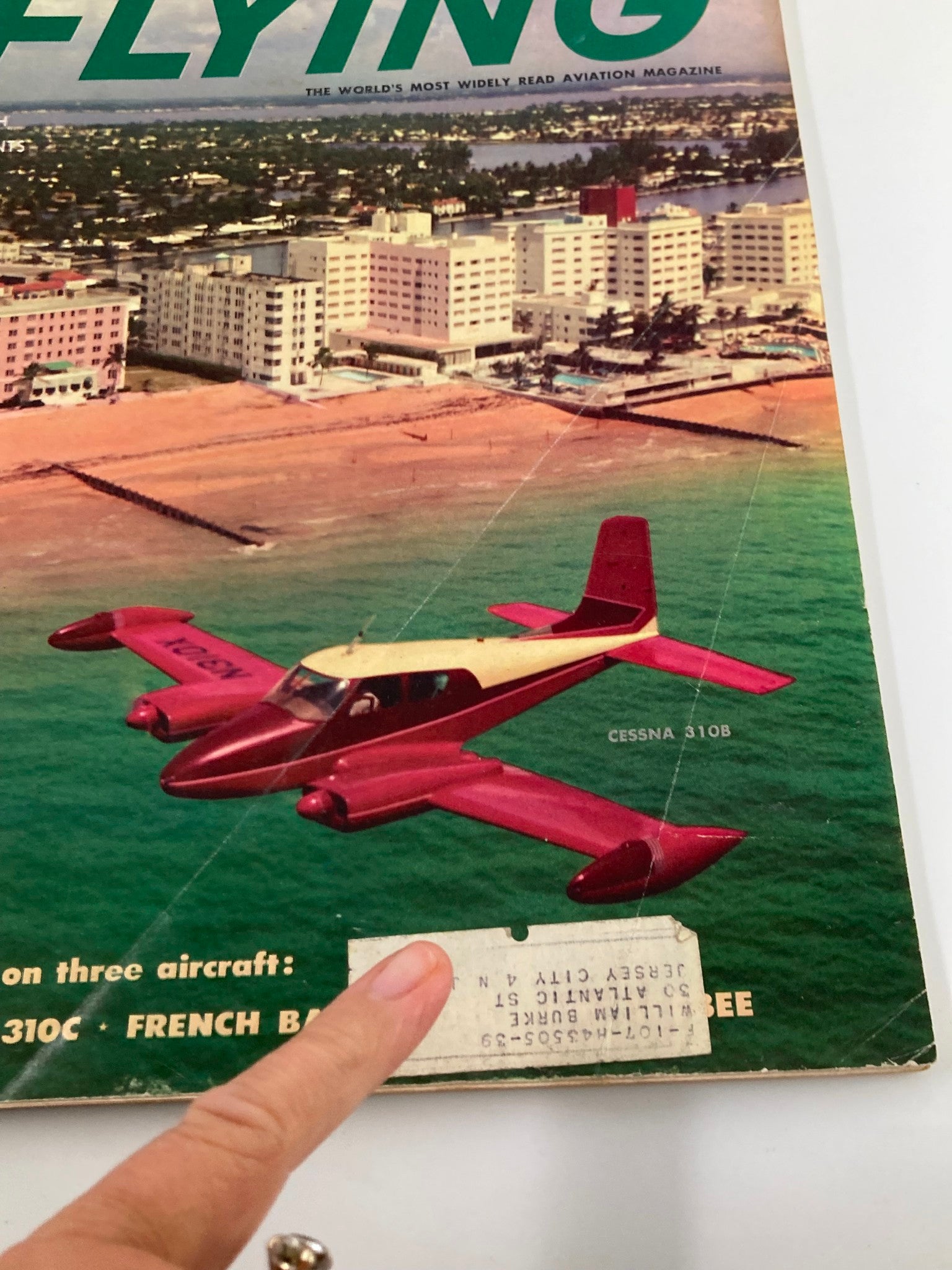 VTG Flying Magazine March 1959 Check Pilot Report The Cessna 310C