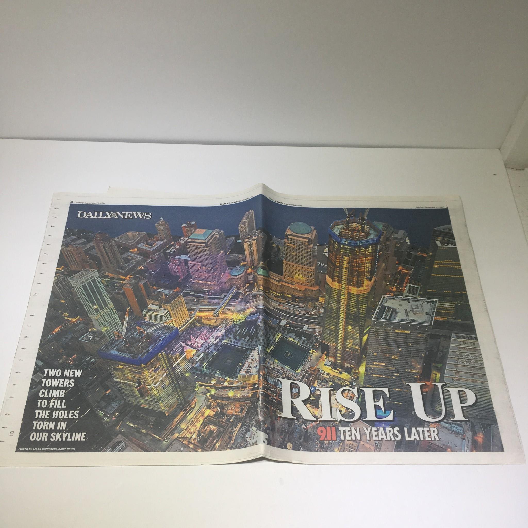 New York Daily News: Sept 11 2011 Rise Up 911 Ten Years Later