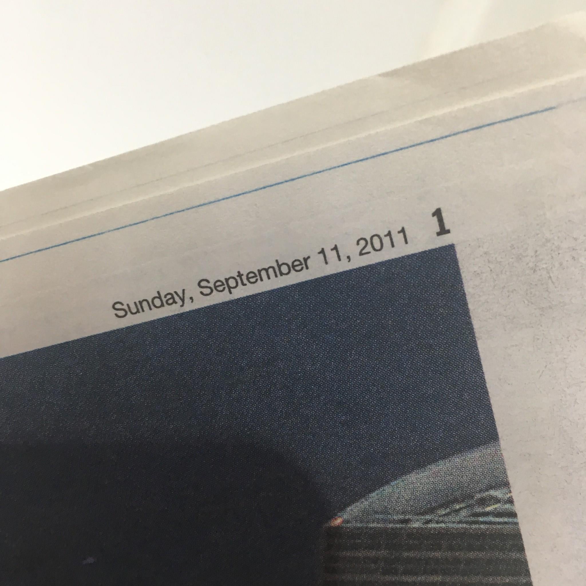 New York Daily News: Sept 11 2011 Rise Up 911 Ten Years Later