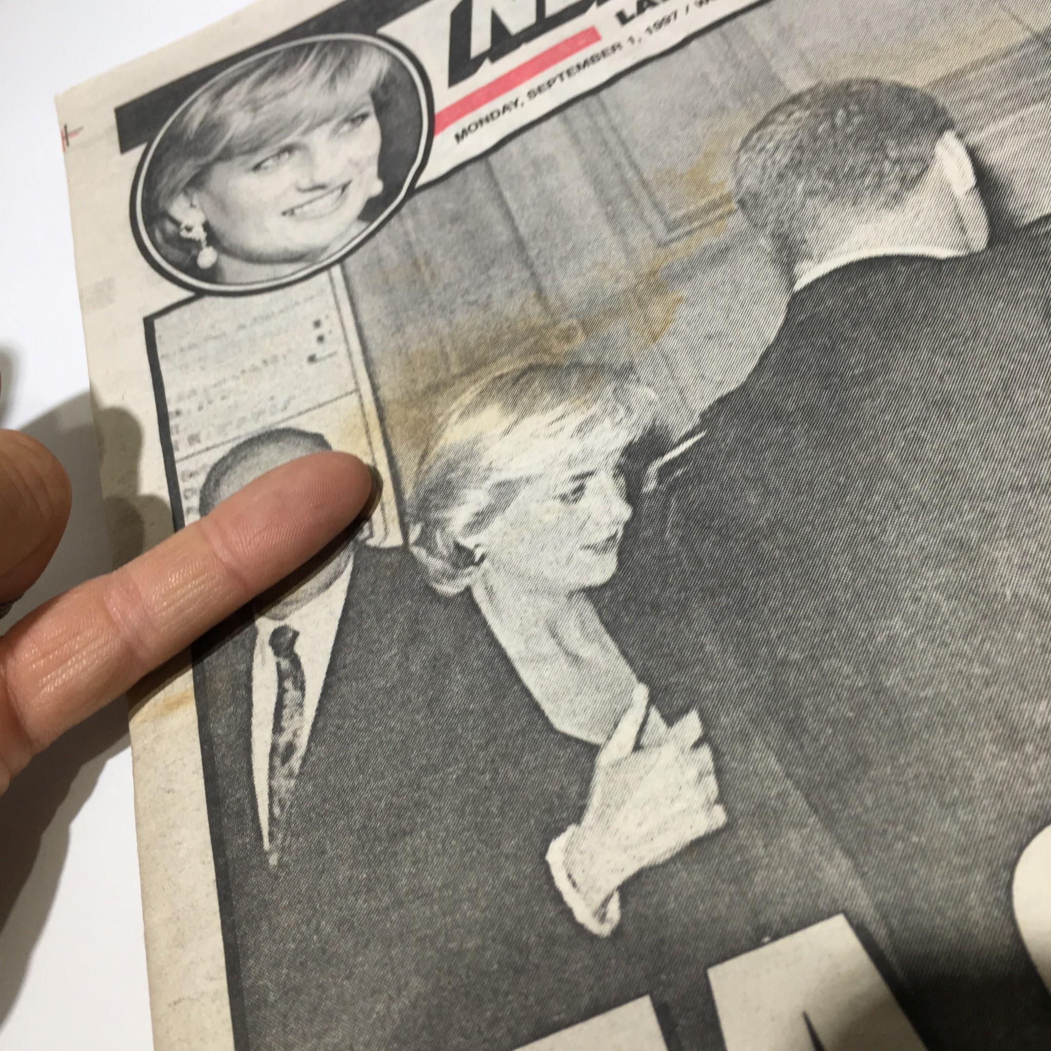 New York Post: Sept 1 1997 Sea Of Grief World Mourns The People's Princess Diana