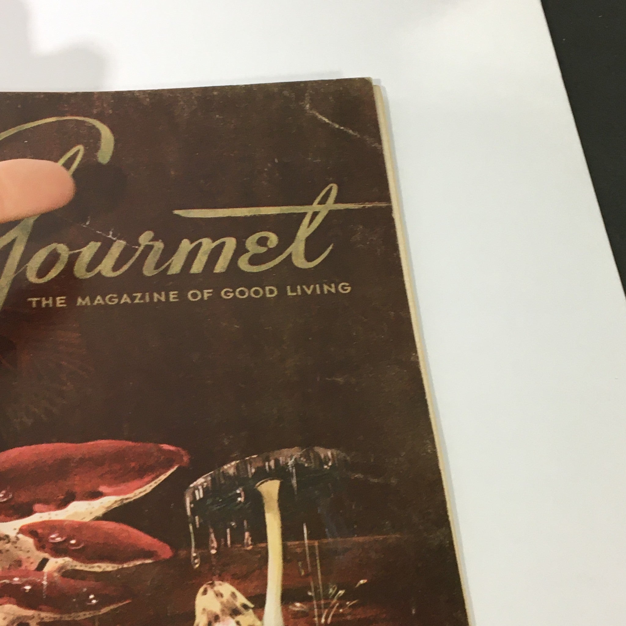 VTG Gourmet The Magazine of Good Living April 1958 - The Fly is Cast / Newsstand