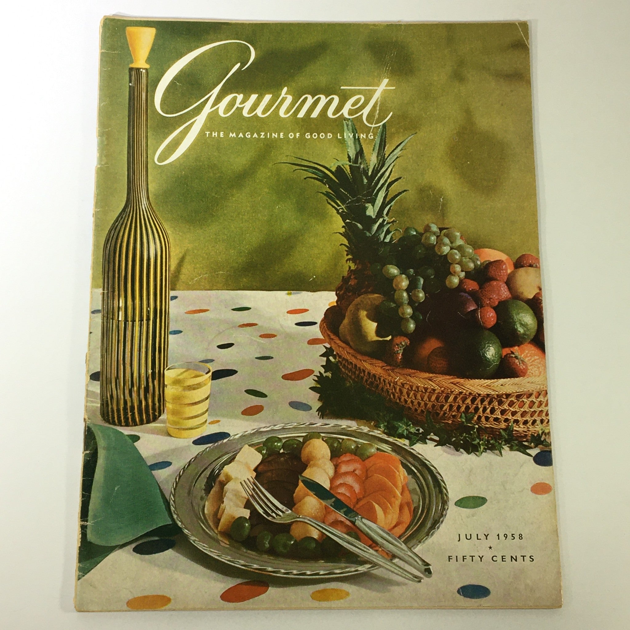 VTG Gourmet The Magazine of Good Living July 1958 - High-Style Barbecue