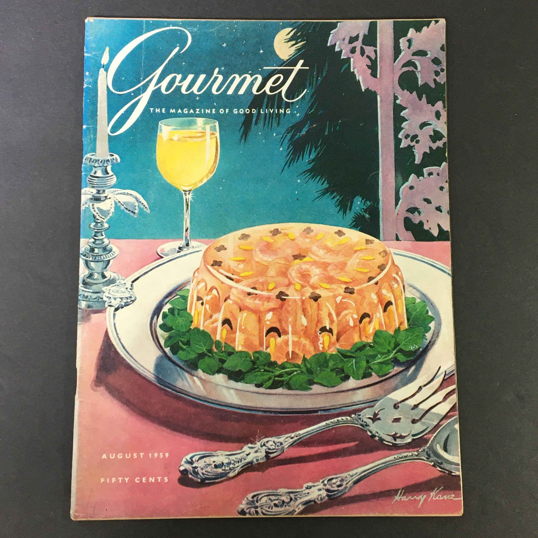 VTG Gourmet The Magazine of Good Living August 1959 - Picnic in a Cupola