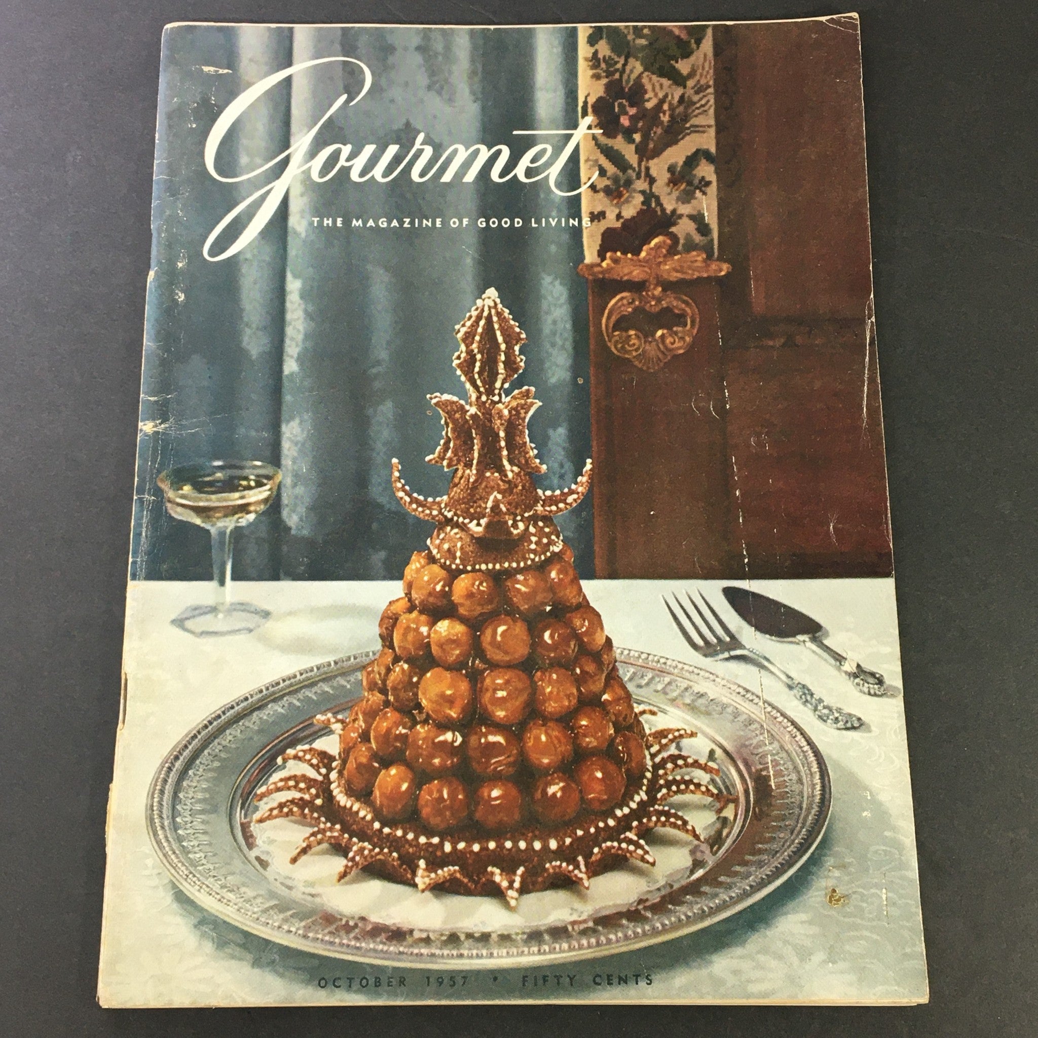 VTG Gourmet The Magazine of Good Living October 1957 - Wines of the Finger Lakes