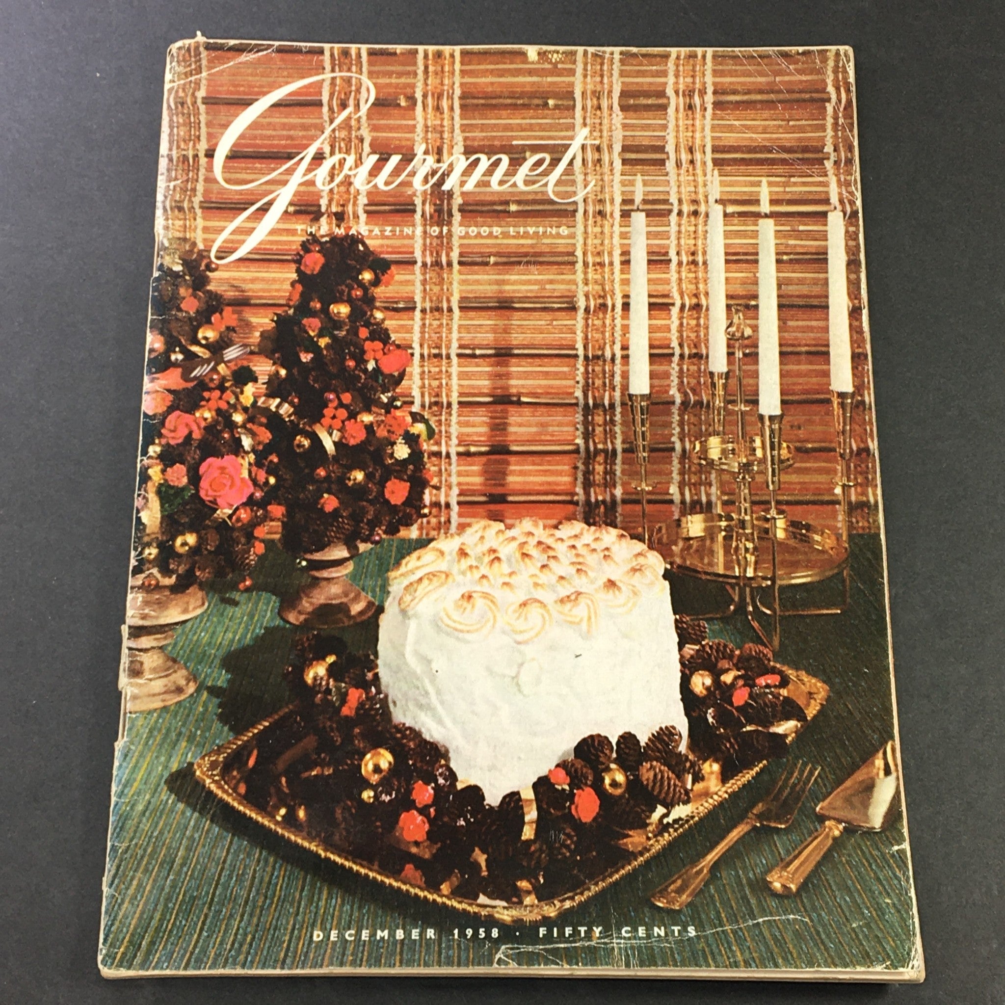 VTG Gourmet The Magazine of Good Living December 1958 - Seasoned Greetings, Poem