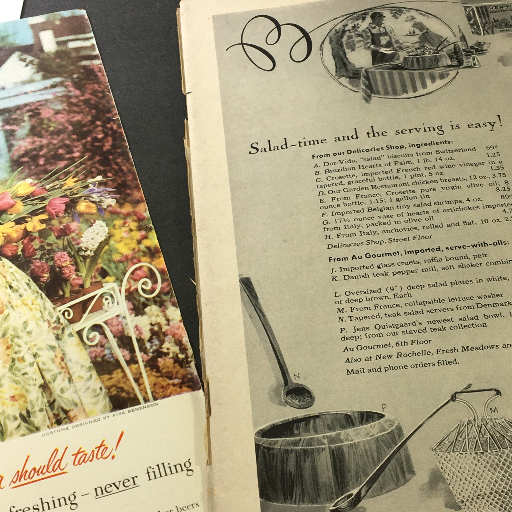 VTG Gourmet The Magazine of Good Living May 1958 - The Frost is on the Julep