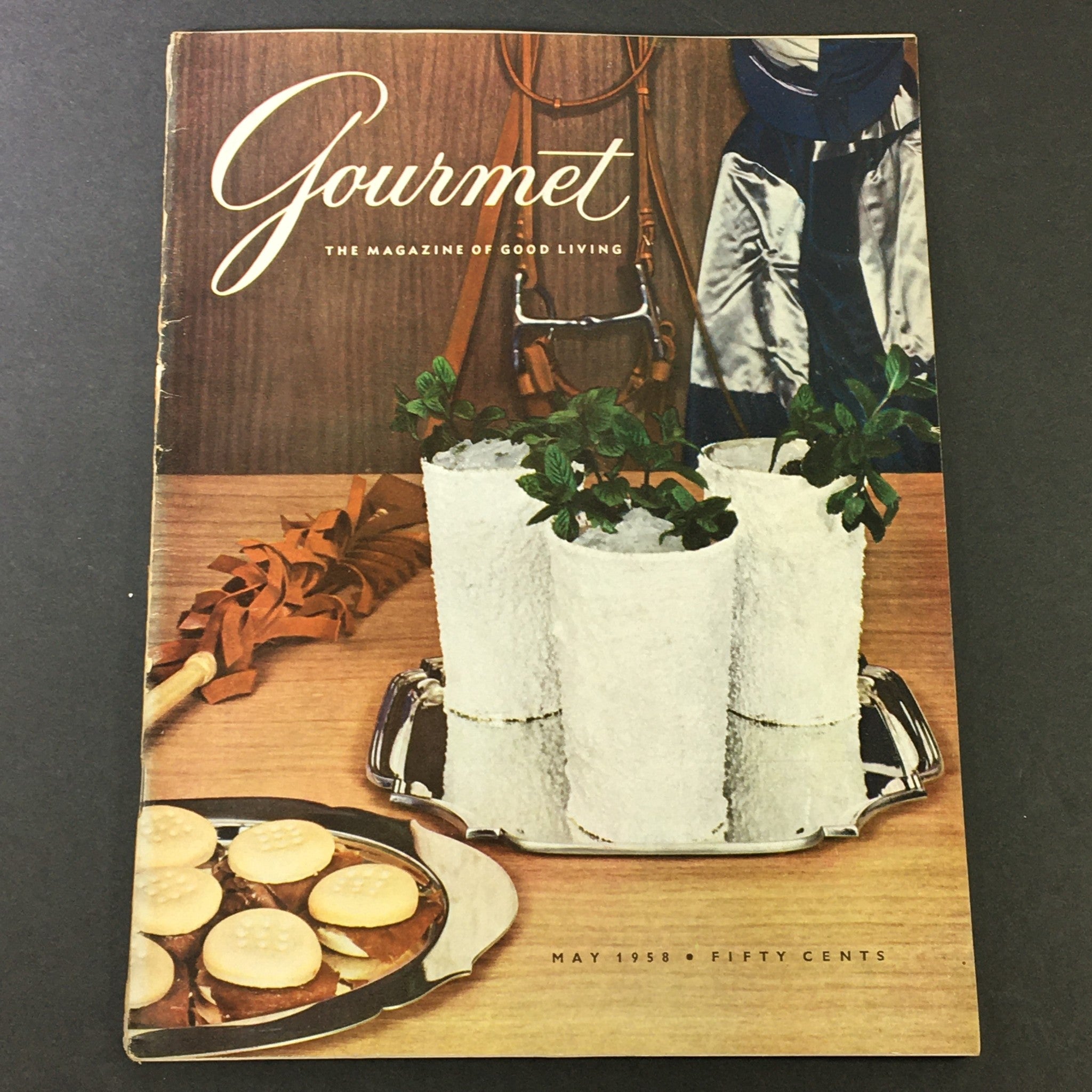 VTG Gourmet The Magazine of Good Living May 1958 - The Gentle Sole / Newsstand