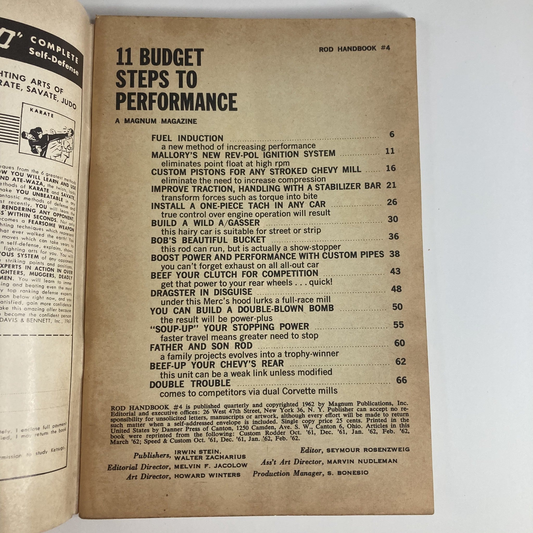 VTG Rod Handbook No. 4 11 Budget Steps to Performance Easy To Follow No Label