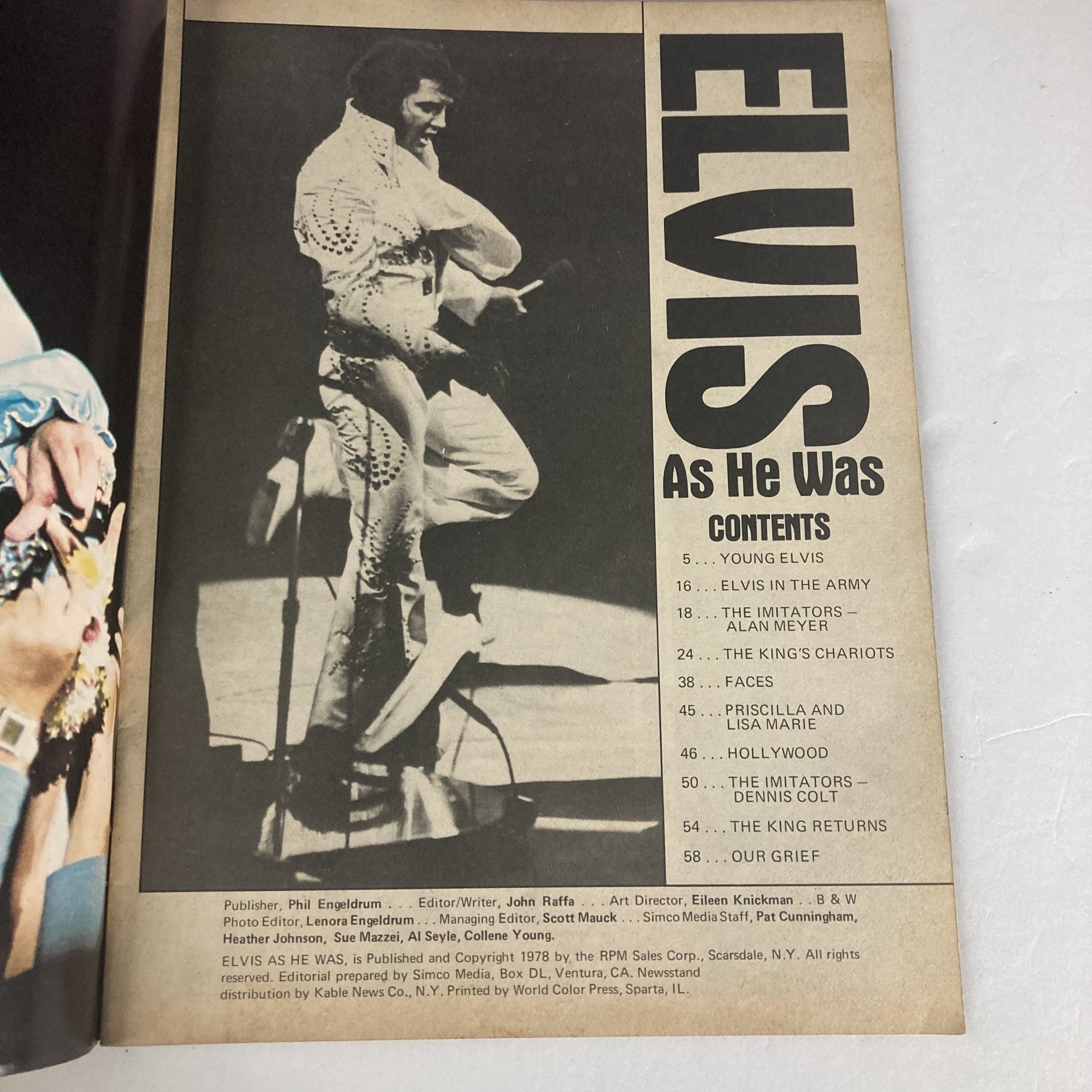 VTG 1978 Elvis Presley As He Was Collector's Edition No Label