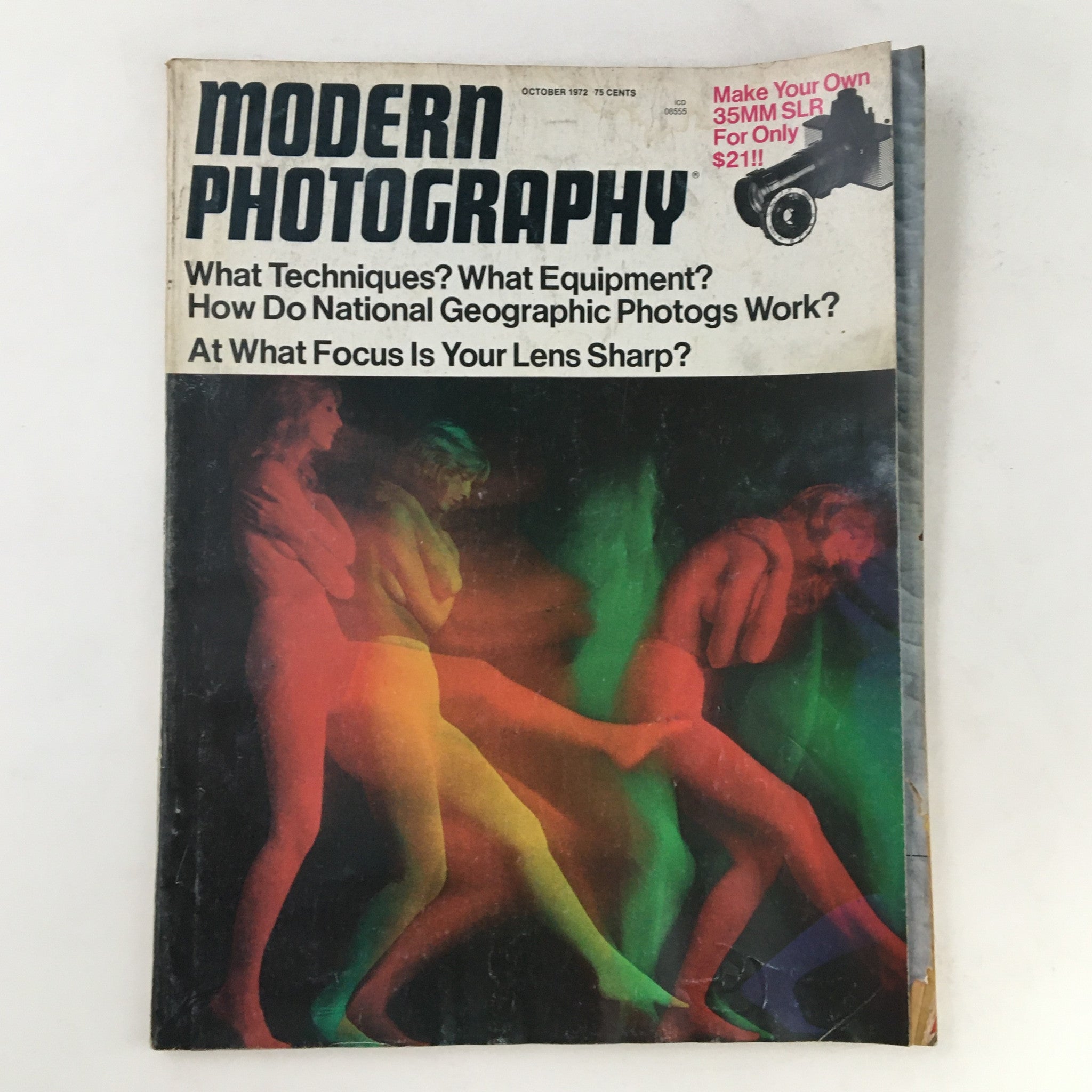 Modern Photography Magazine October 1972 How Nat Geo Photogs Work No Label