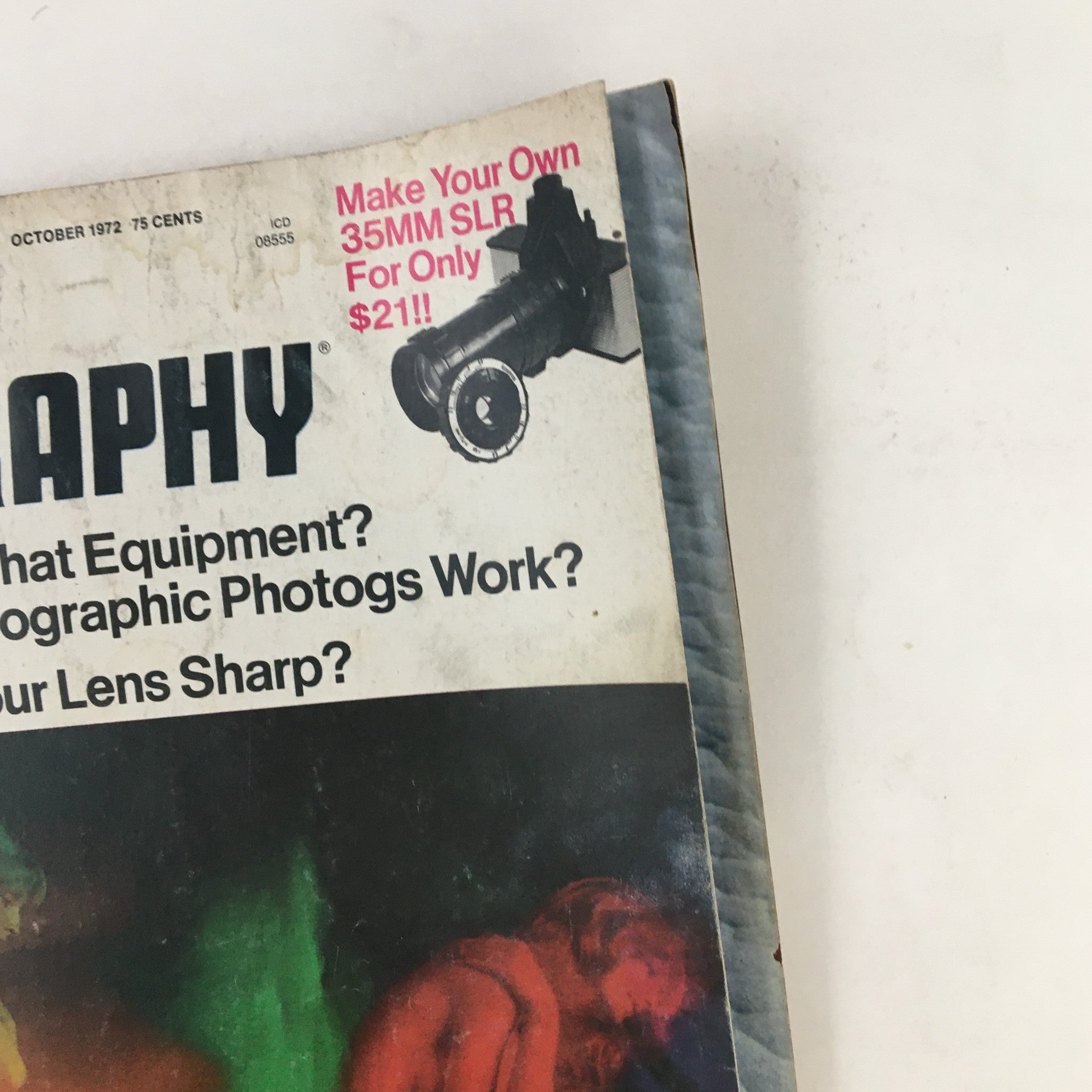 Modern Photography Magazine October 1972 How Nat Geo Photogs Work No Label