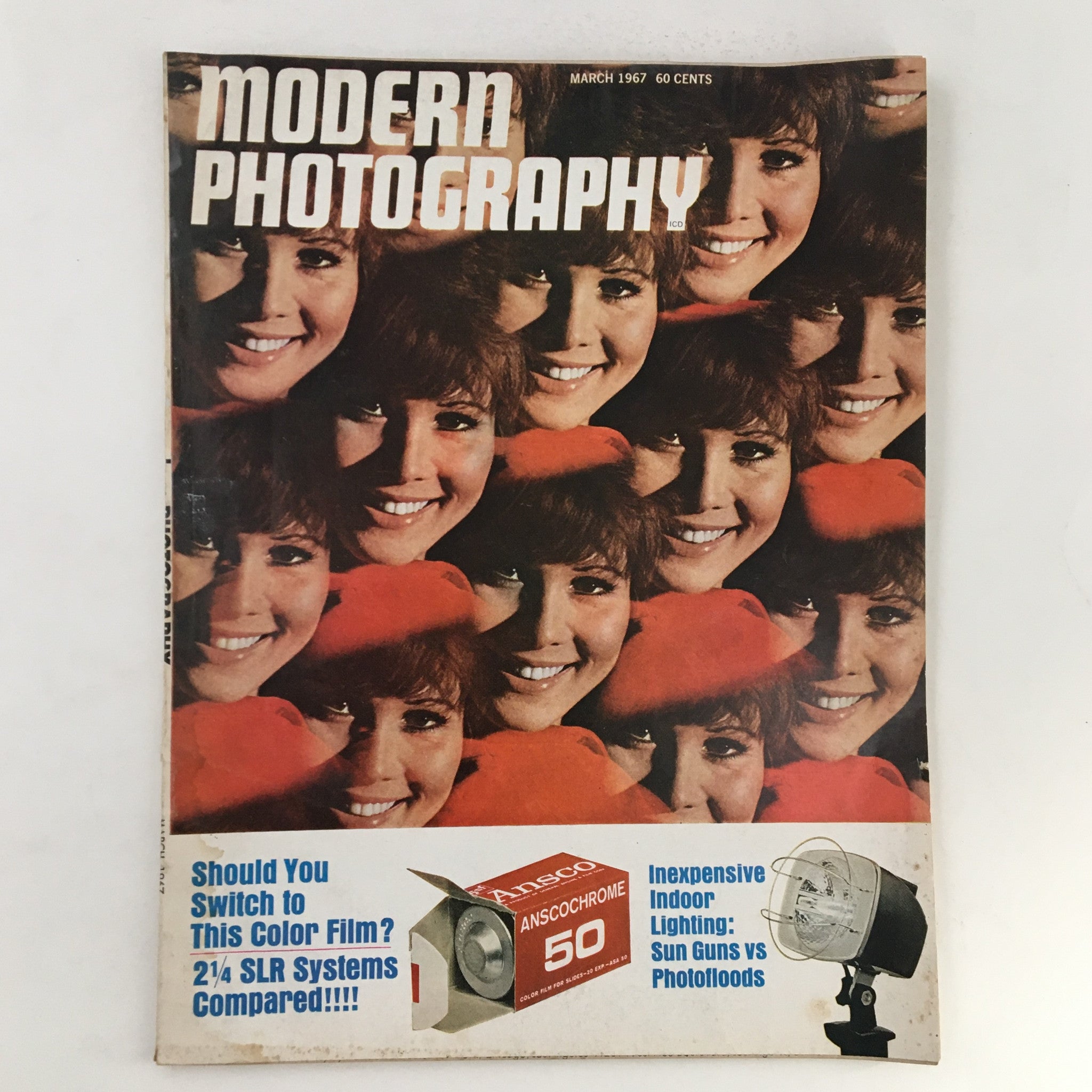 Modern Photography Magazine March 1967 2 1/4 SLR Systems Compared No Label