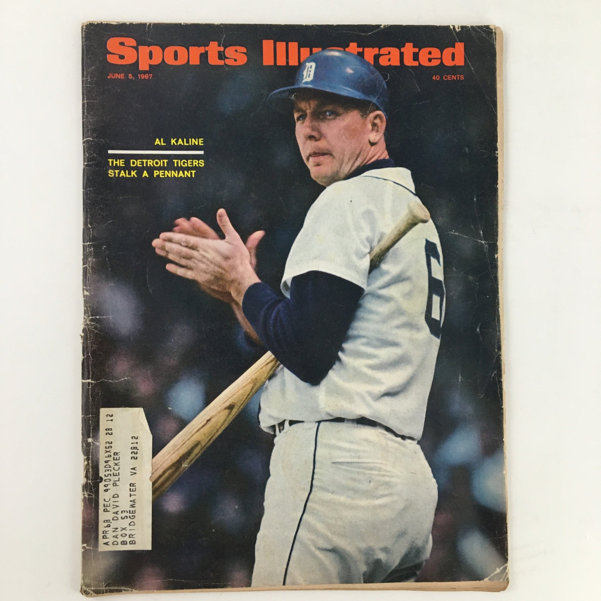 Newsweek Magazine June 5 1967 Al Kaline The Detroit Tigers Stalk A Pennant