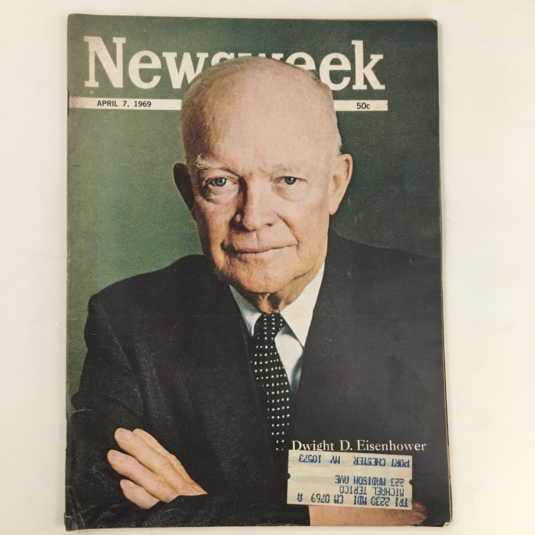 Newsweek Magazine April 7 1969 Dwight "Ike" D. Eisenhower 1890 - 1969