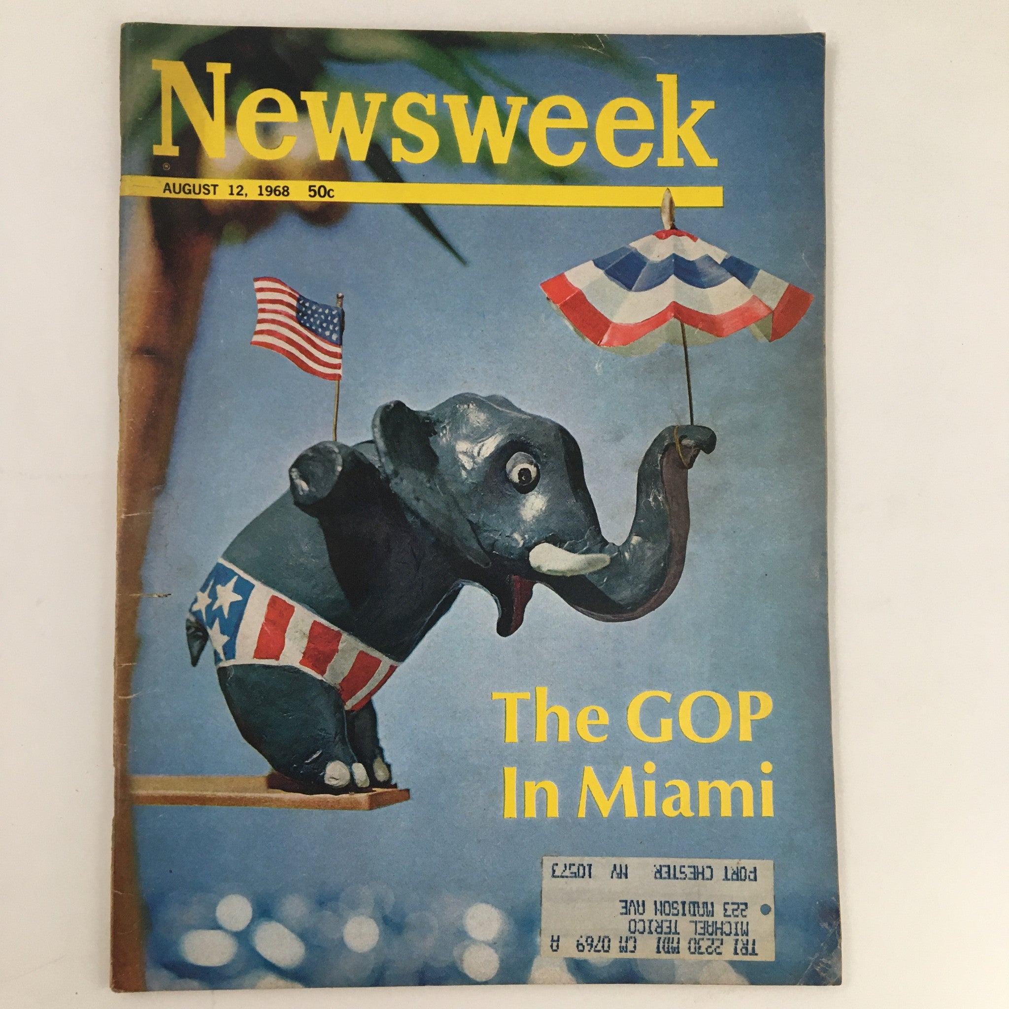 Newsweek Magazine August 12 1968 The GOP Republican Party in Miami