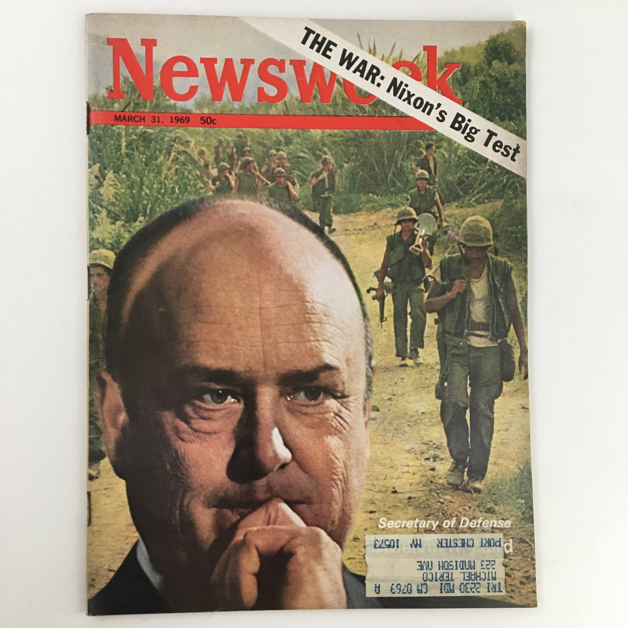 Newsweek Magazine March 31 1969 The War Secretary of Defense Melvin R. Laird