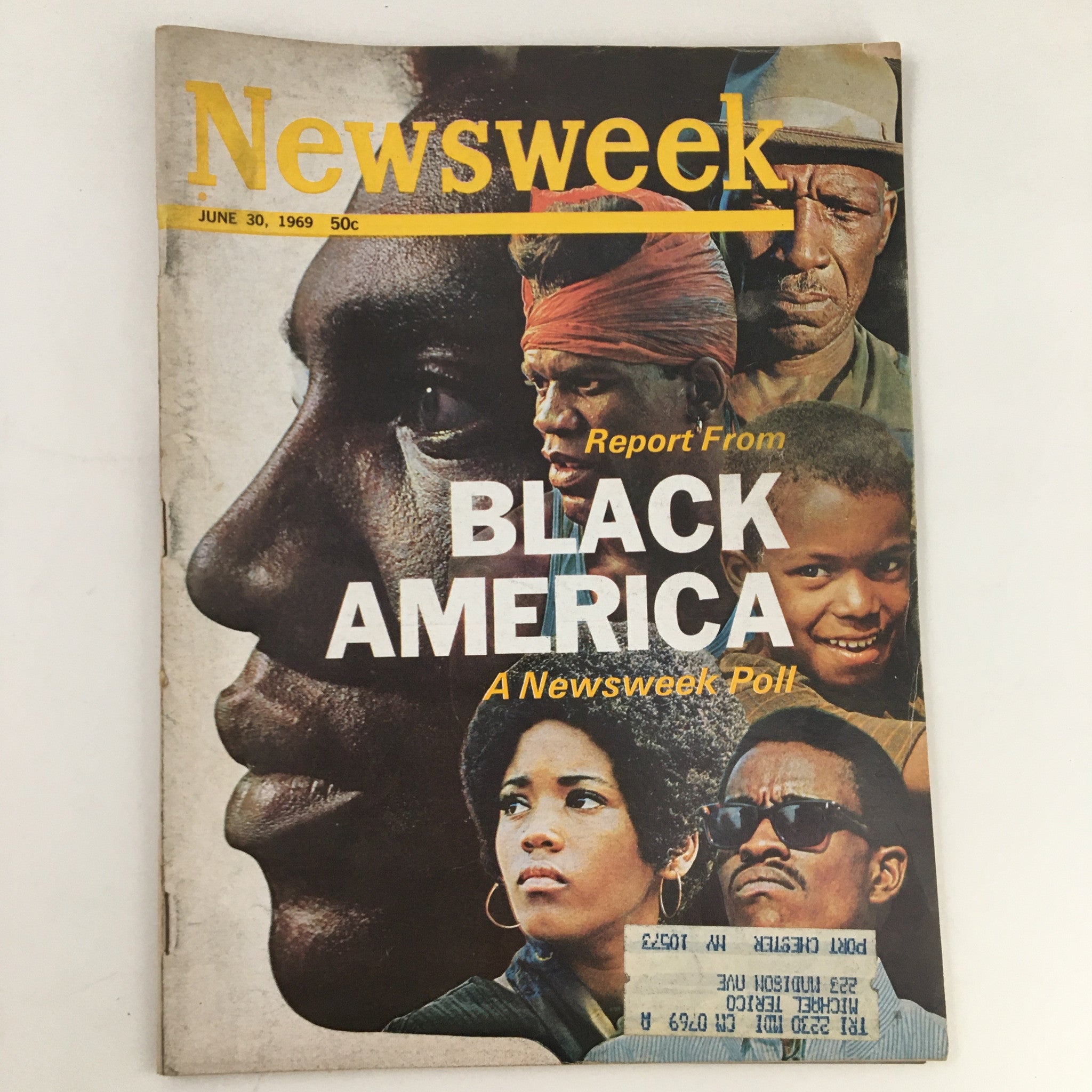 Newsweek Magazine June 30 1969 Report From Black America A Newsweek Poll